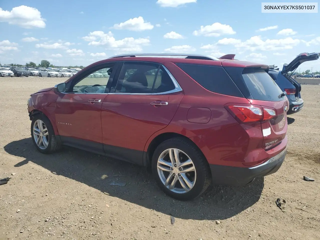 2019 Chevrolet Equinox Premier VIN: 3GNAXYEX7KS501037 Lot: 63088445