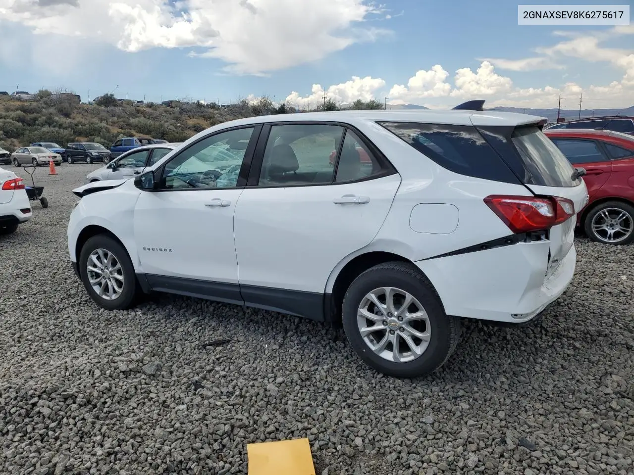 2019 Chevrolet Equinox Ls VIN: 2GNAXSEV8K6275617 Lot: 63263705