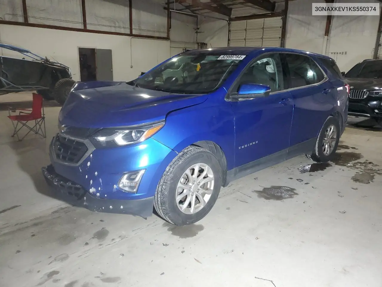 2019 Chevrolet Equinox Lt VIN: 3GNAXKEV1KS550374 Lot: 82999784