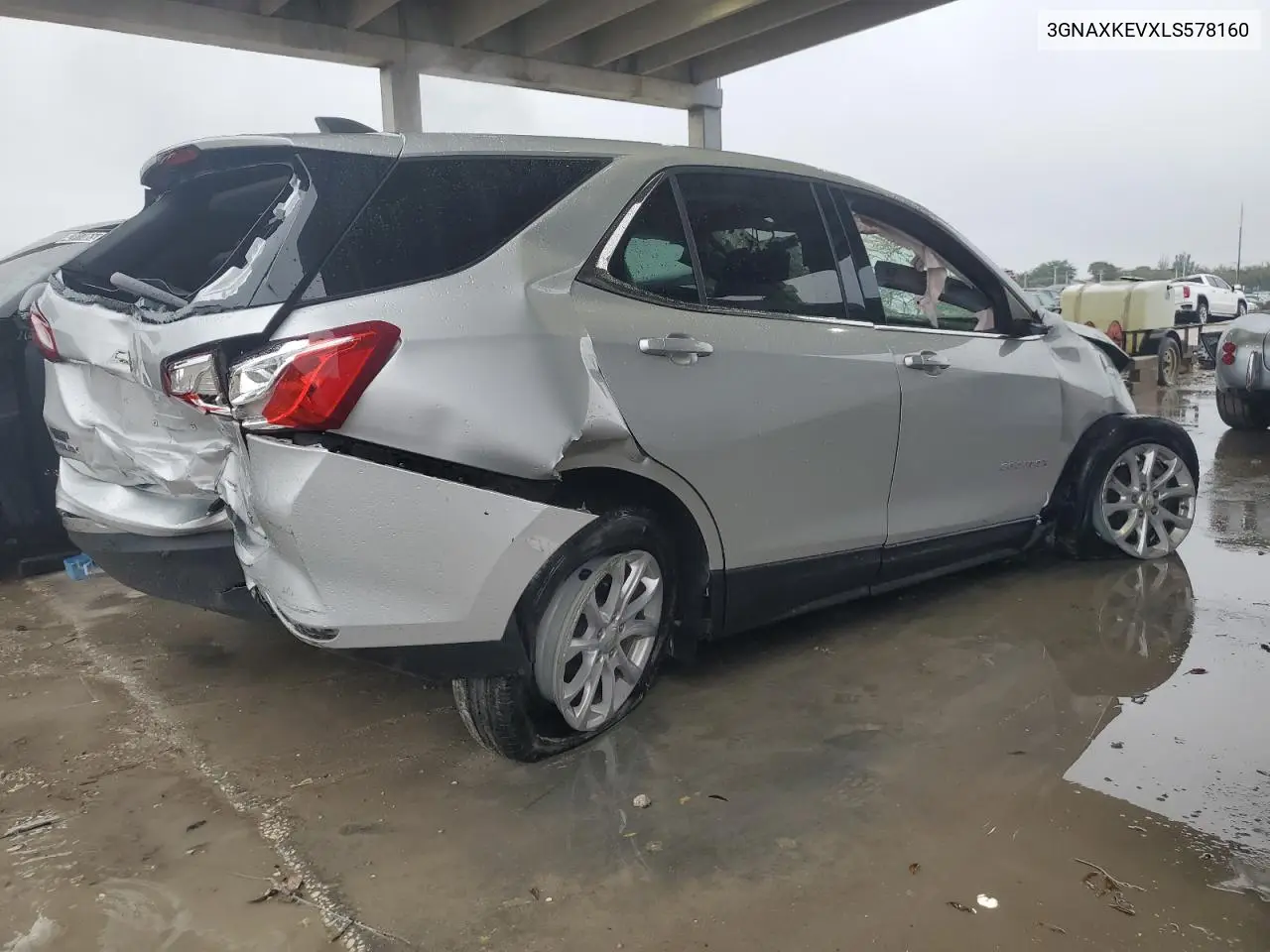 2020 Chevrolet Equinox Lt VIN: 3GNAXKEVXLS578160 Lot: 41741585