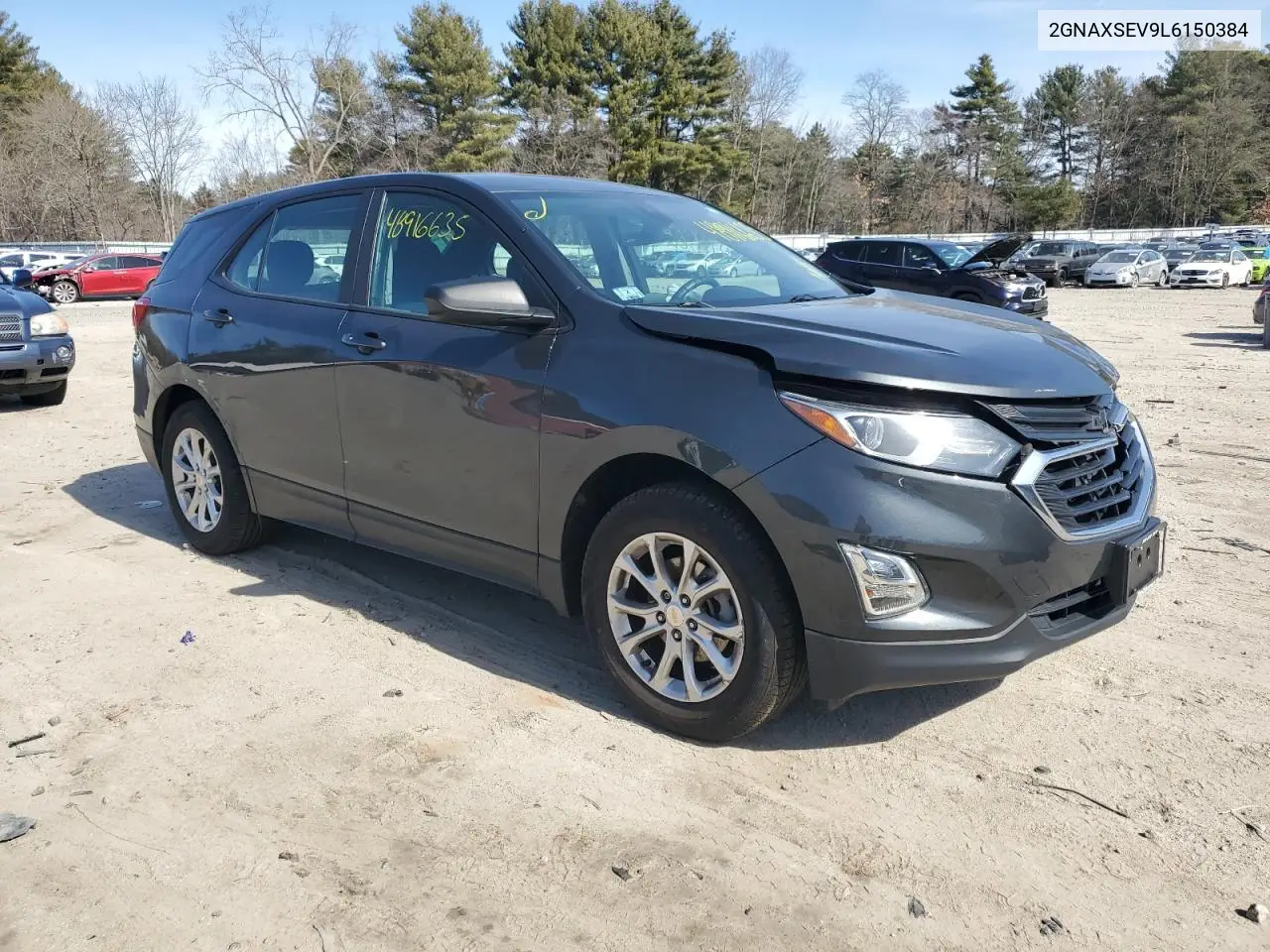 2020 Chevrolet Equinox Ls VIN: 2GNAXSEV9L6150384 Lot: 48916635