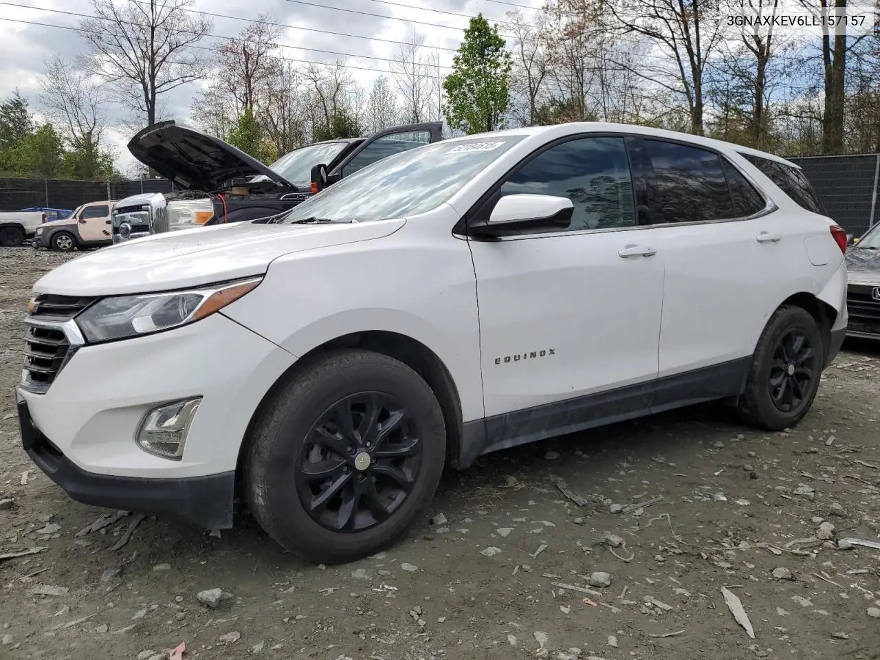 2020 Chevrolet Equinox Lt VIN: 3GNAXKEV6LL157157 Lot: 52184615