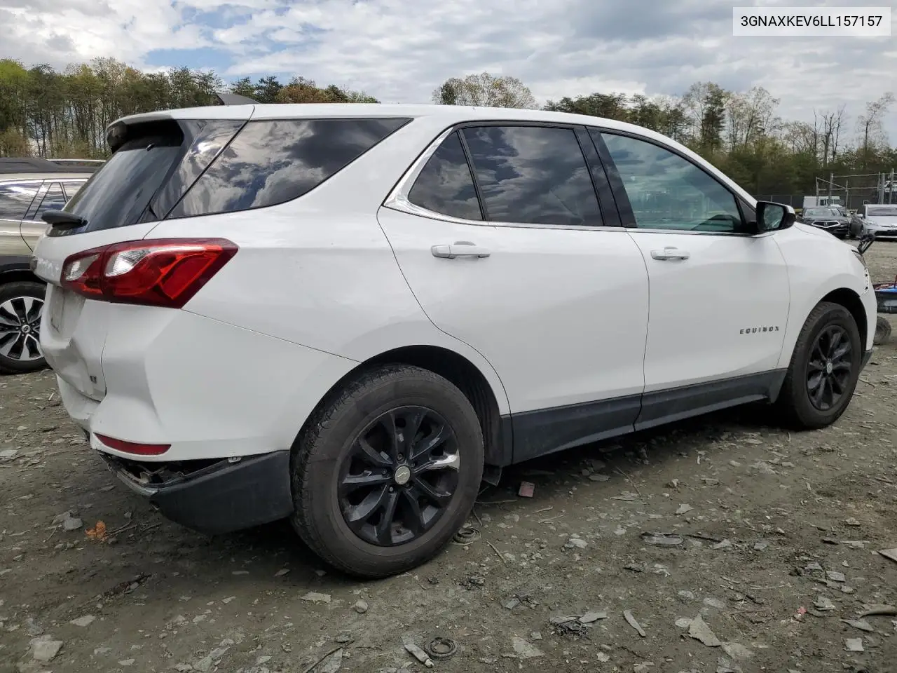 2020 Chevrolet Equinox Lt VIN: 3GNAXKEV6LL157157 Lot: 52184615