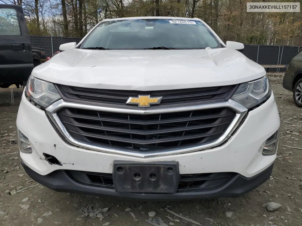 2020 Chevrolet Equinox Lt VIN: 3GNAXKEV6LL157157 Lot: 52184615