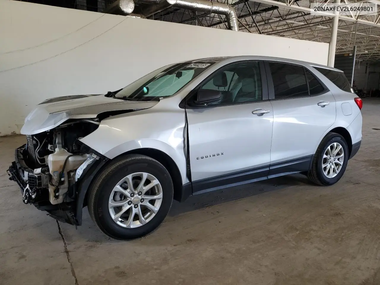 2020 Chevrolet Equinox VIN: 2GNAXFEV2L6249801 Lot: 54223485