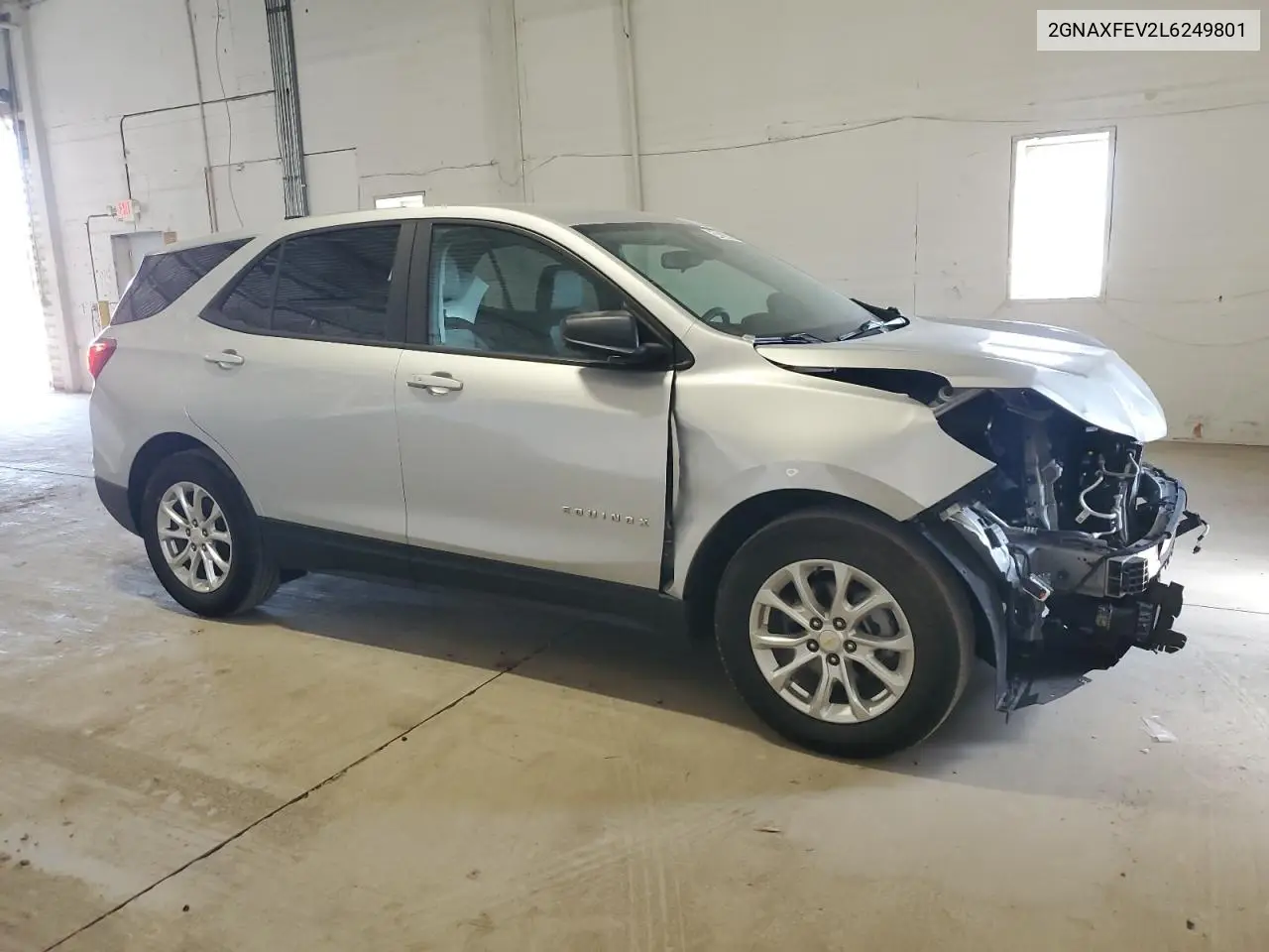2020 Chevrolet Equinox VIN: 2GNAXFEV2L6249801 Lot: 54223485