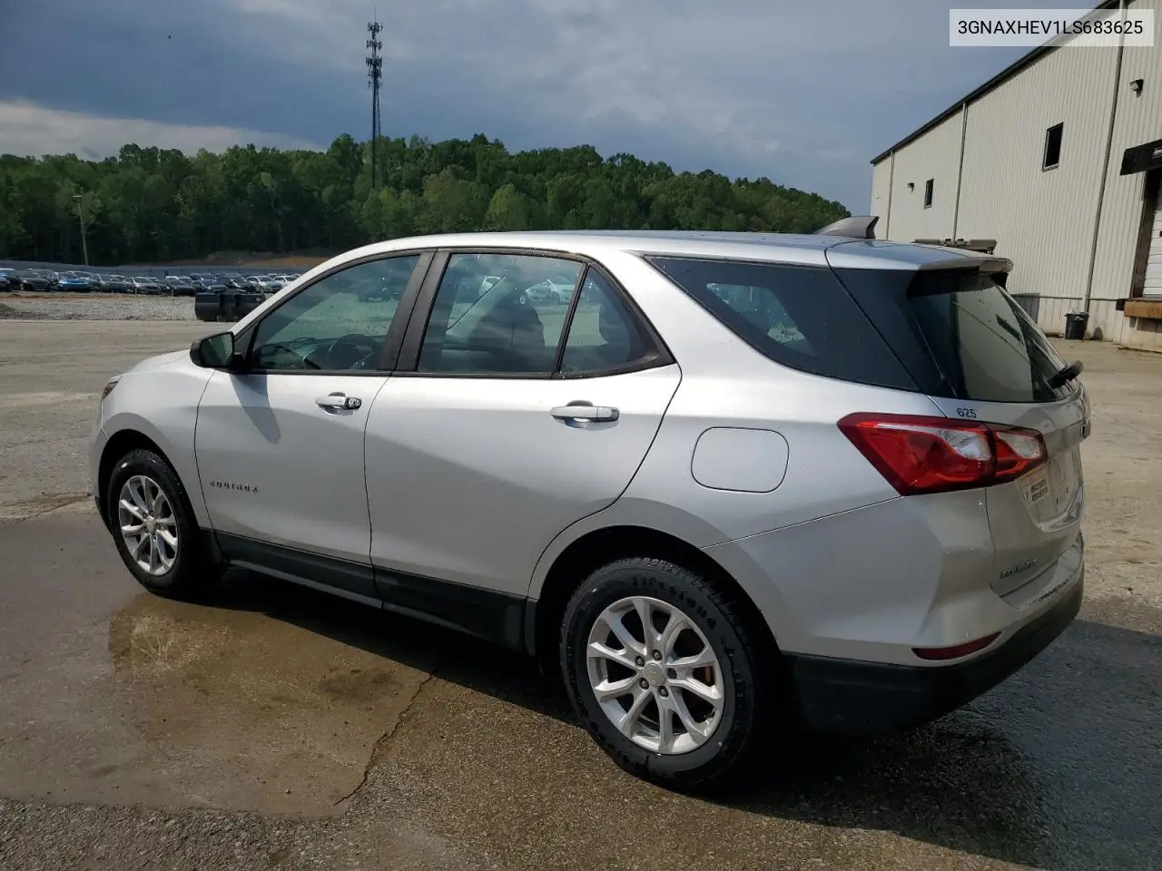 2020 Chevrolet Equinox Ls VIN: 3GNAXHEV1LS683625 Lot: 55032845