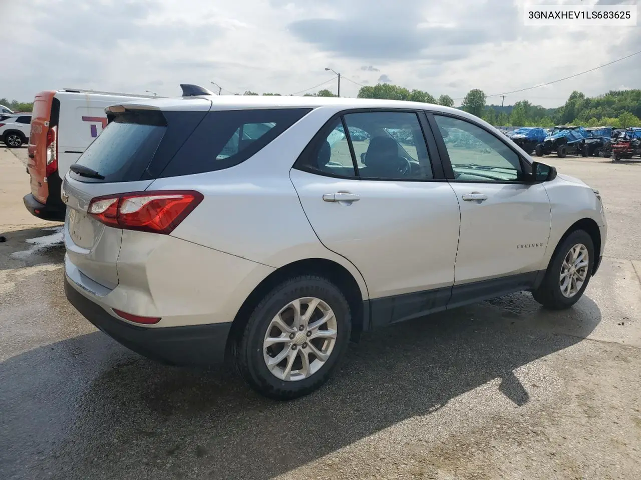 2020 Chevrolet Equinox Ls VIN: 3GNAXHEV1LS683625 Lot: 55032845