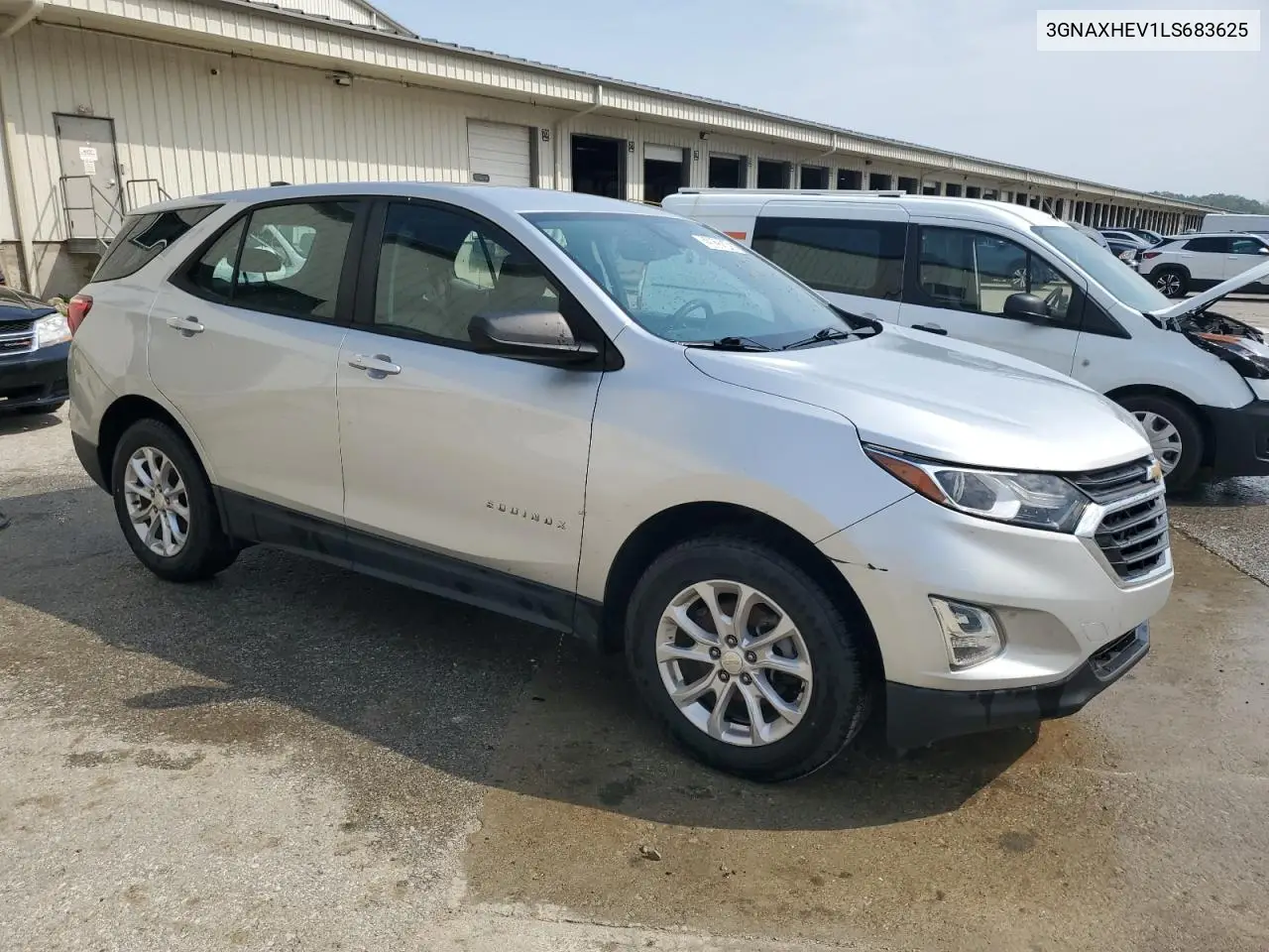 2020 Chevrolet Equinox Ls VIN: 3GNAXHEV1LS683625 Lot: 55032845