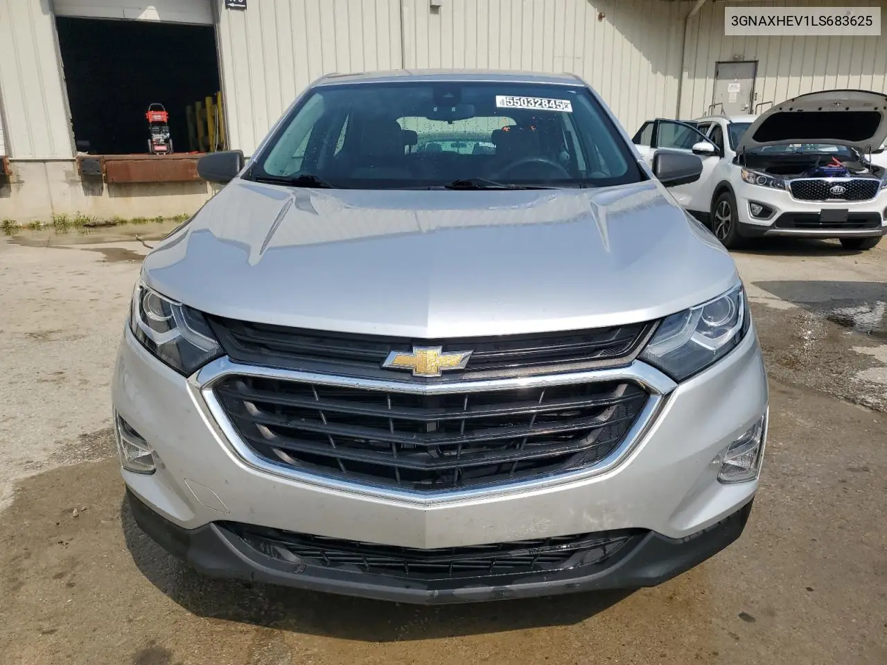 2020 Chevrolet Equinox Ls VIN: 3GNAXHEV1LS683625 Lot: 55032845