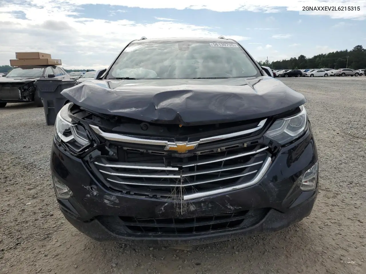 2020 Chevrolet Equinox Premier VIN: 2GNAXXEV2L6215315 Lot: 56130795