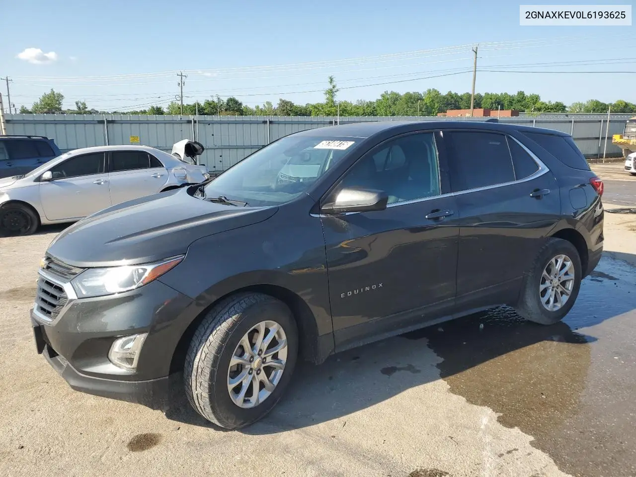 2020 Chevrolet Equinox Lt VIN: 2GNAXKEV0L6193625 Lot: 56148415