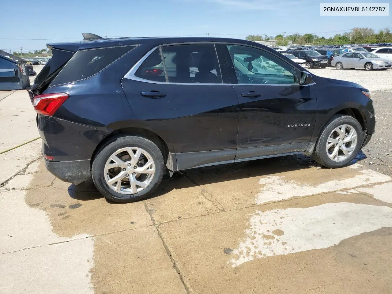 2020 Chevrolet Equinox Lt VIN: 2GNAXUEV8L6142787 Lot: 56231125