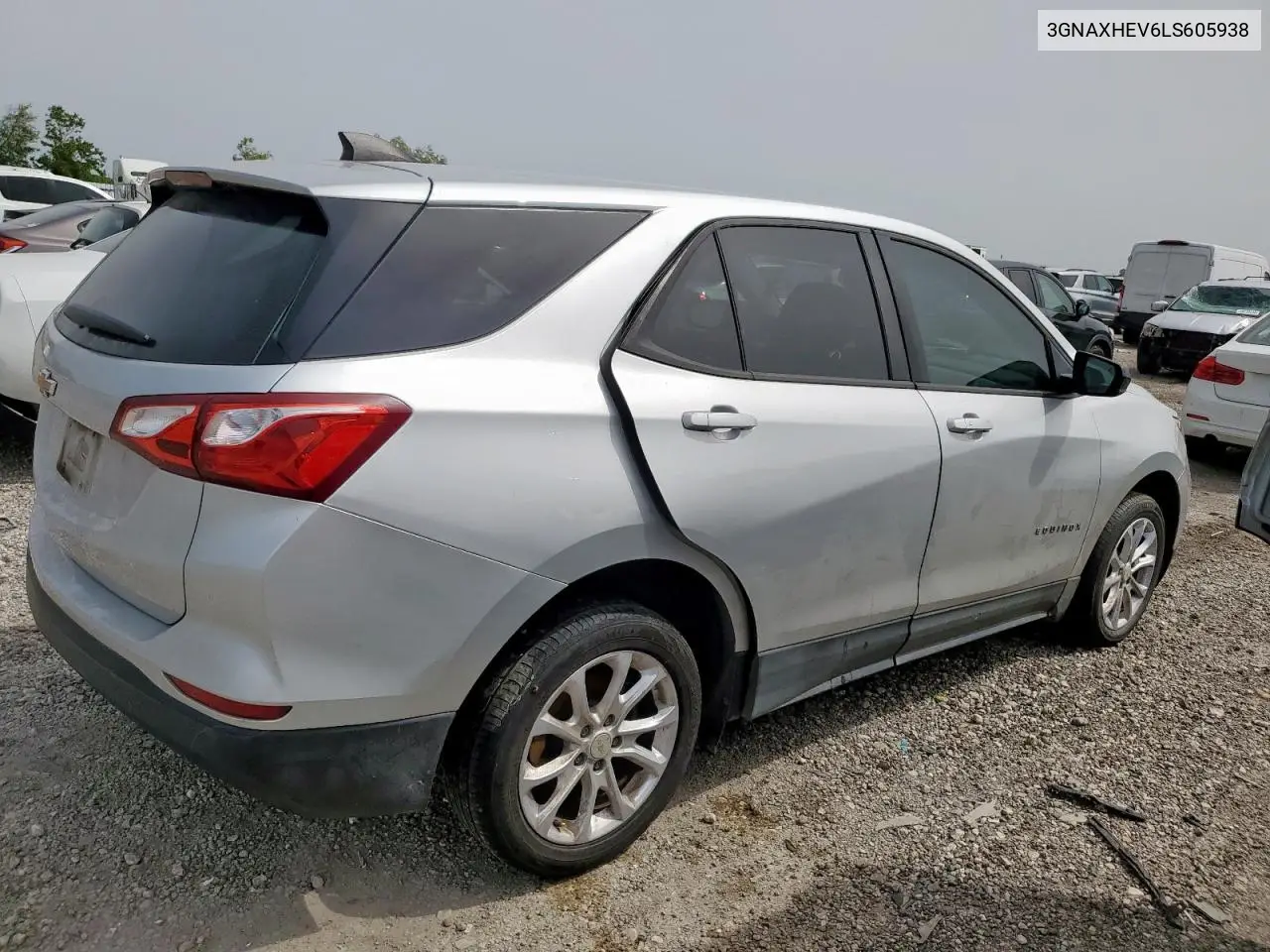 2020 Chevrolet Equinox Ls VIN: 3GNAXHEV6LS605938 Lot: 56337365