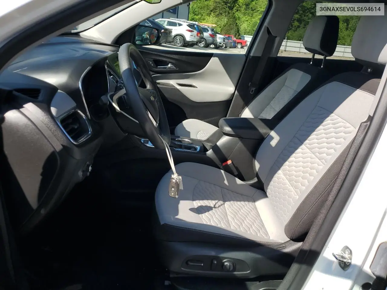 2020 Chevrolet Equinox Ls VIN: 3GNAXSEV0LS694614 Lot: 56536275