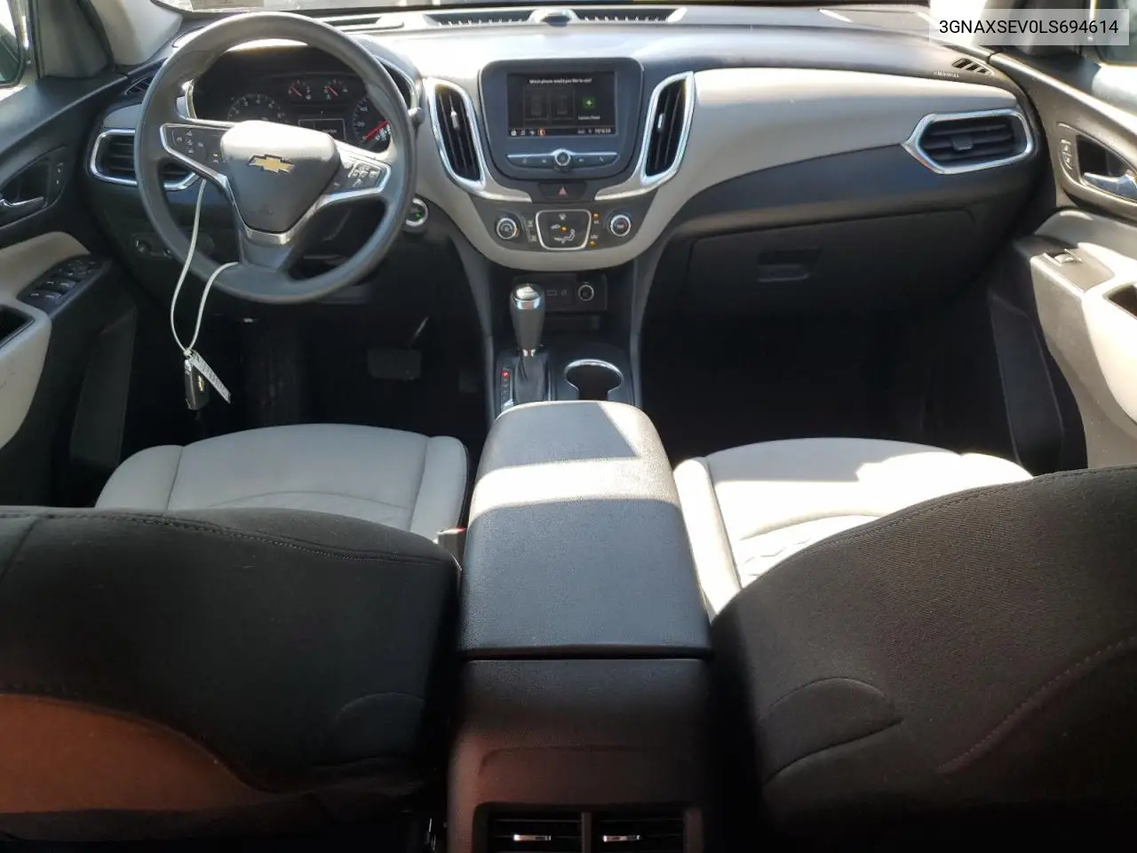 2020 Chevrolet Equinox Ls VIN: 3GNAXSEV0LS694614 Lot: 56536275