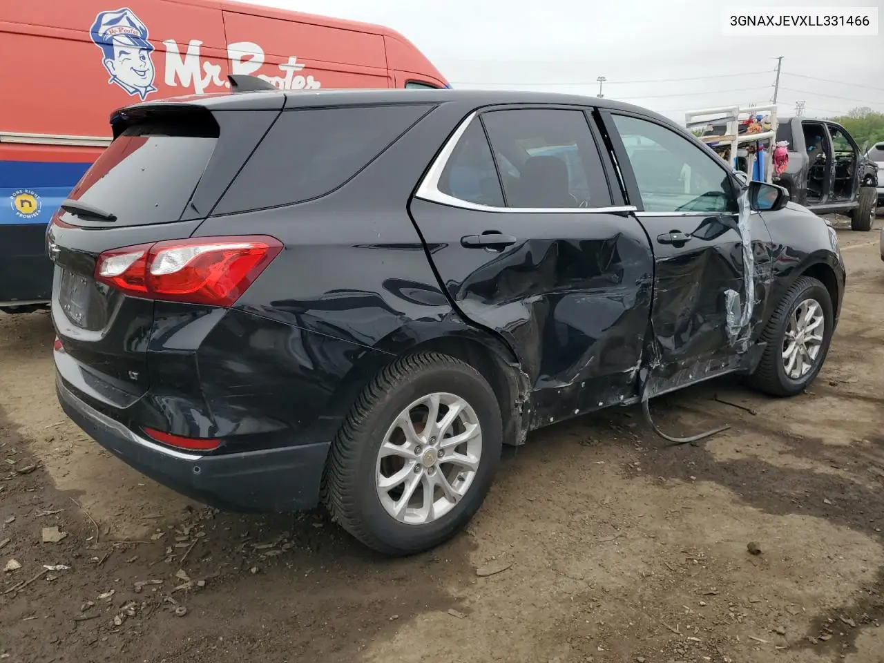 2020 Chevrolet Equinox Lt VIN: 3GNAXJEVXLL331466 Lot: 56562755