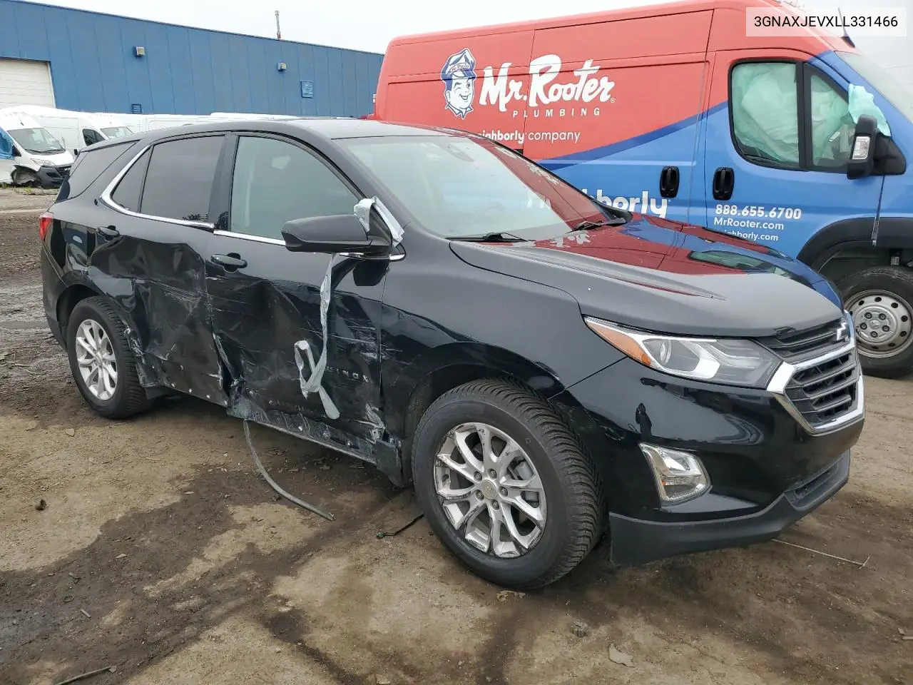 2020 Chevrolet Equinox Lt VIN: 3GNAXJEVXLL331466 Lot: 56562755