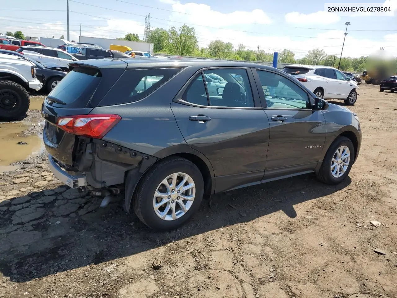 2020 Chevrolet Equinox Ls VIN: 2GNAXHEV5L6278804 Lot: 56592025