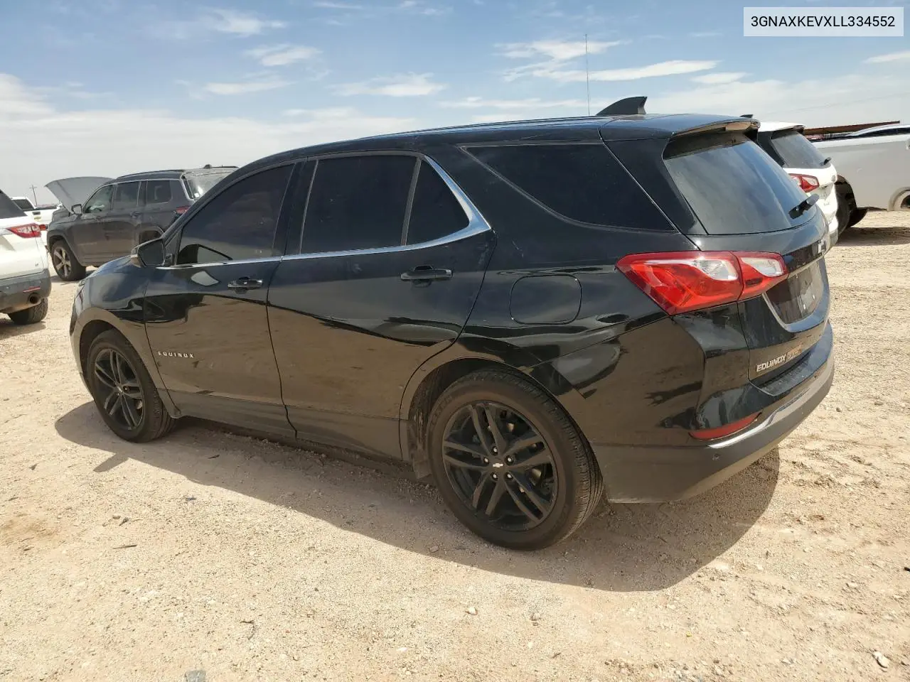 2020 Chevrolet Equinox Lt VIN: 3GNAXKEVXLL334552 Lot: 56661165
