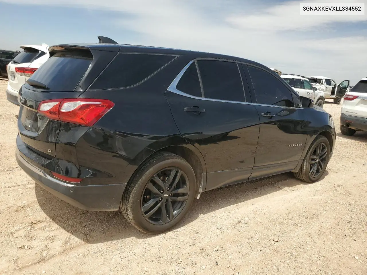 2020 Chevrolet Equinox Lt VIN: 3GNAXKEVXLL334552 Lot: 56661165