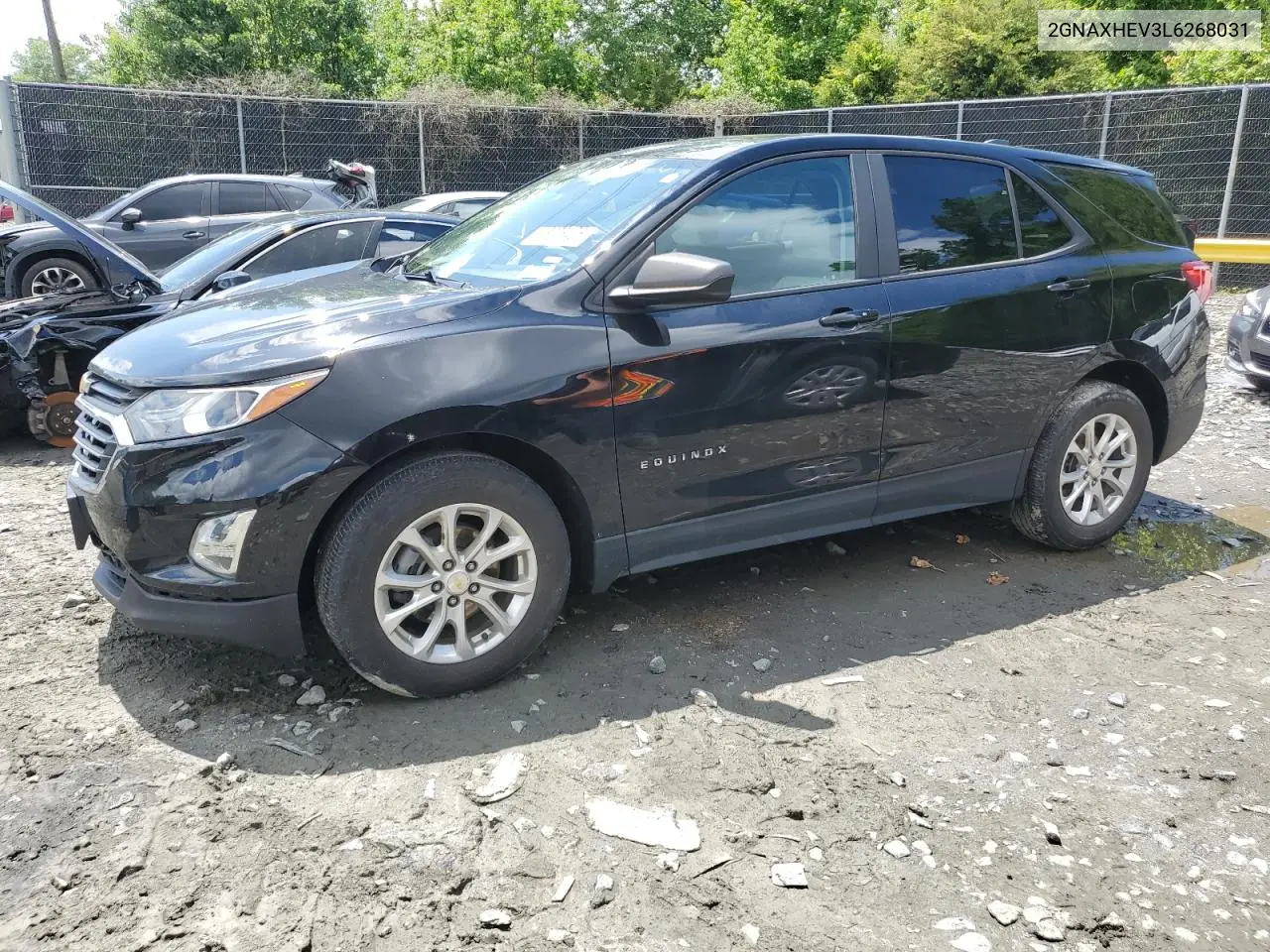 2020 Chevrolet Equinox Ls VIN: 2GNAXHEV3L6268031 Lot: 56678425