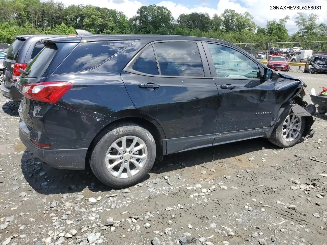 2020 Chevrolet Equinox Ls VIN: 2GNAXHEV3L6268031 Lot: 56678425