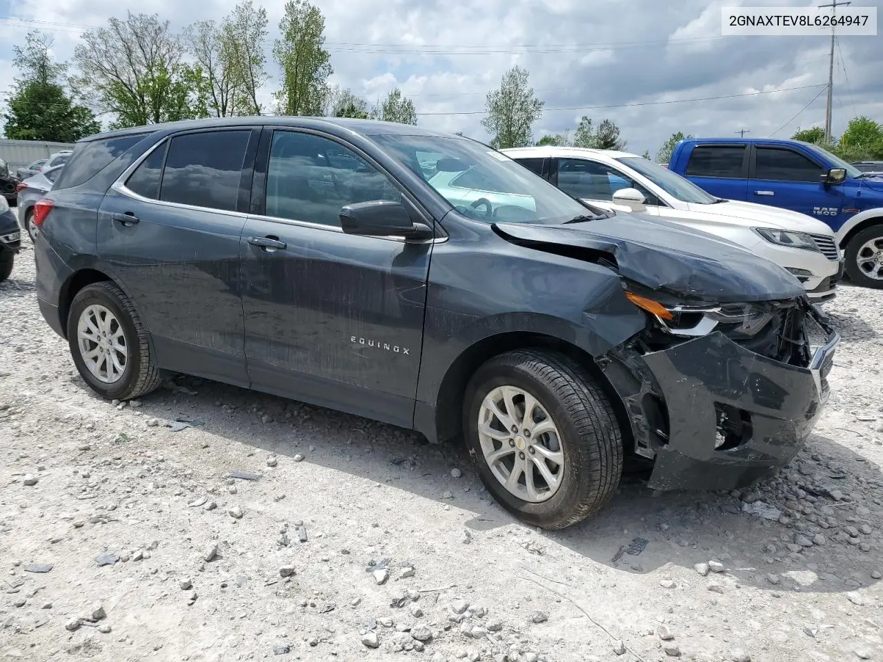 2020 Chevrolet Equinox Lt VIN: 2GNAXTEV8L6264947 Lot: 56731065