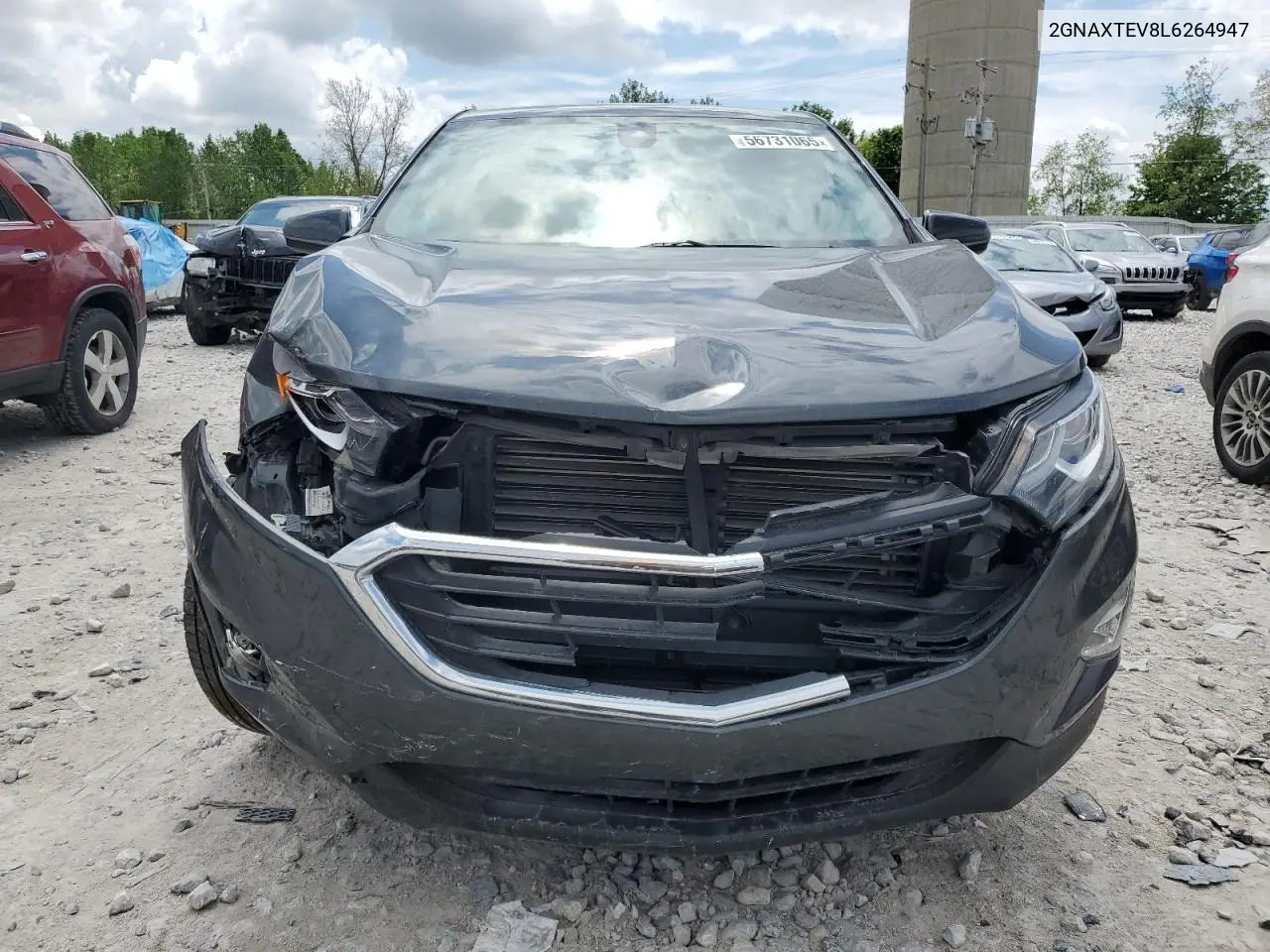 2020 Chevrolet Equinox Lt VIN: 2GNAXTEV8L6264947 Lot: 56731065