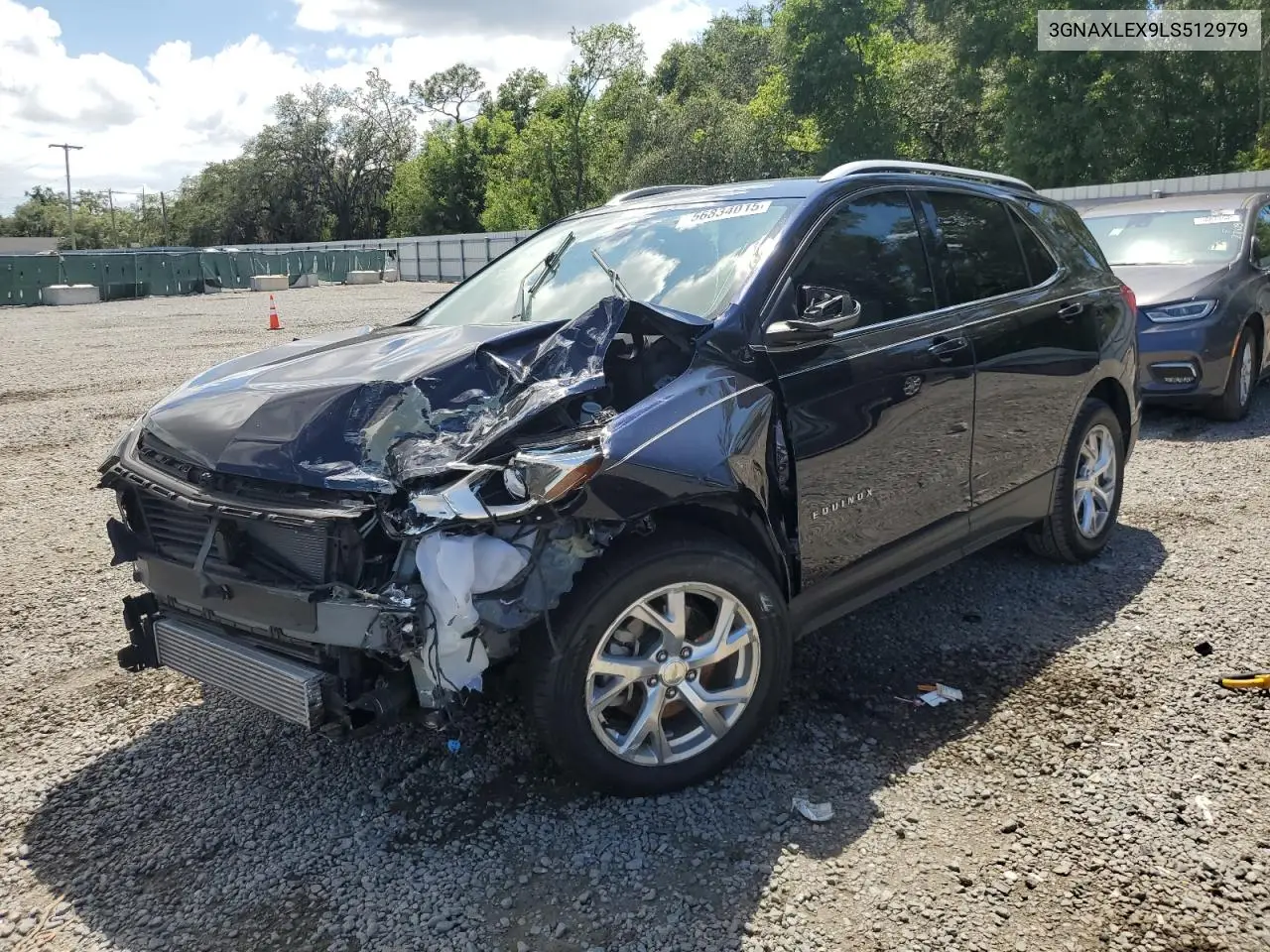 2020 Chevrolet Equinox Lt VIN: 3GNAXLEX9LS512979 Lot: 56834015