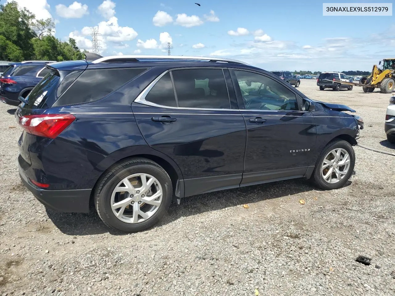 2020 Chevrolet Equinox Lt VIN: 3GNAXLEX9LS512979 Lot: 56834015
