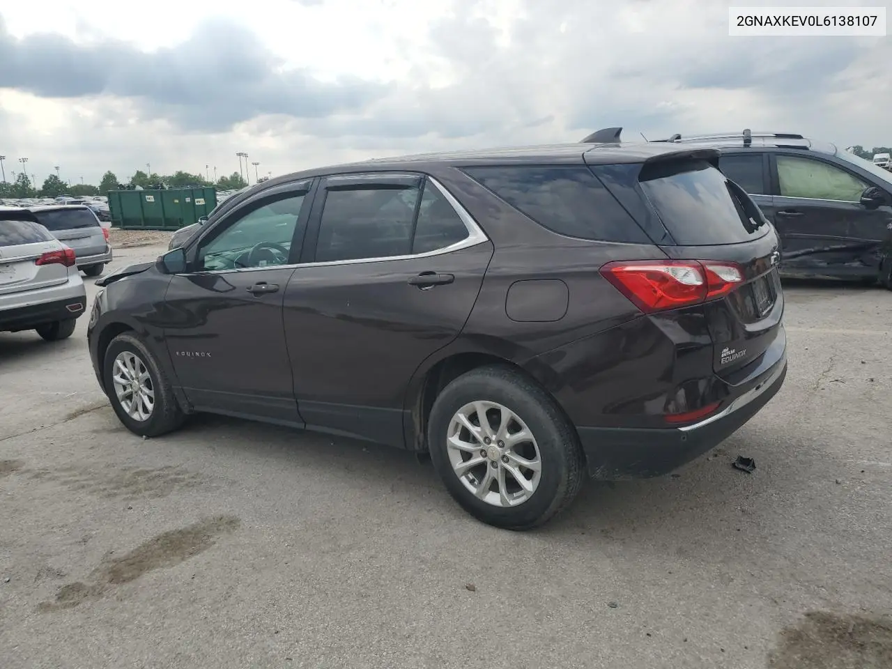 2020 Chevrolet Equinox Lt VIN: 2GNAXKEV0L6138107 Lot: 56862115