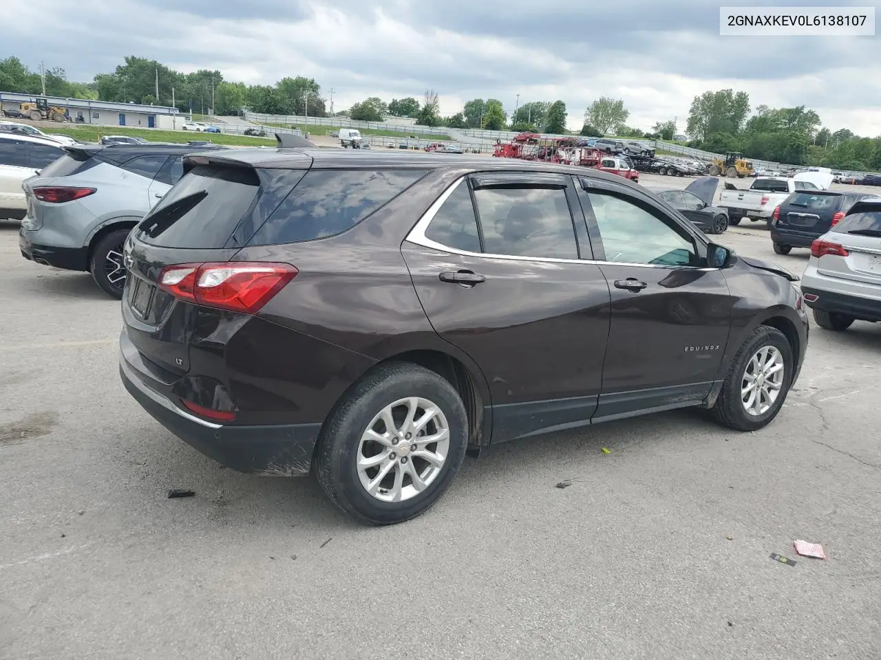 2020 Chevrolet Equinox Lt VIN: 2GNAXKEV0L6138107 Lot: 56862115