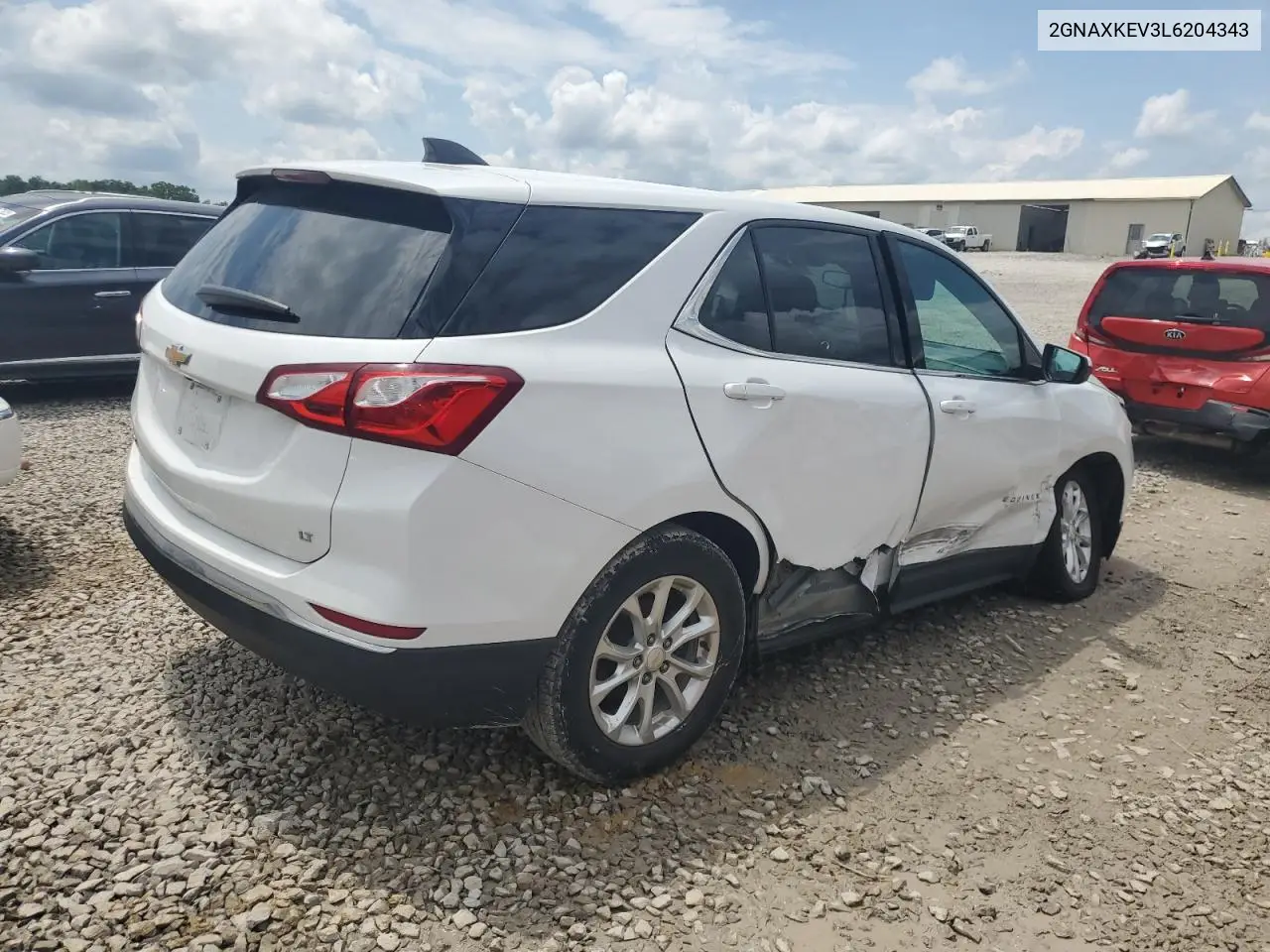 2020 Chevrolet Equinox Lt VIN: 2GNAXKEV3L6204343 Lot: 56897115