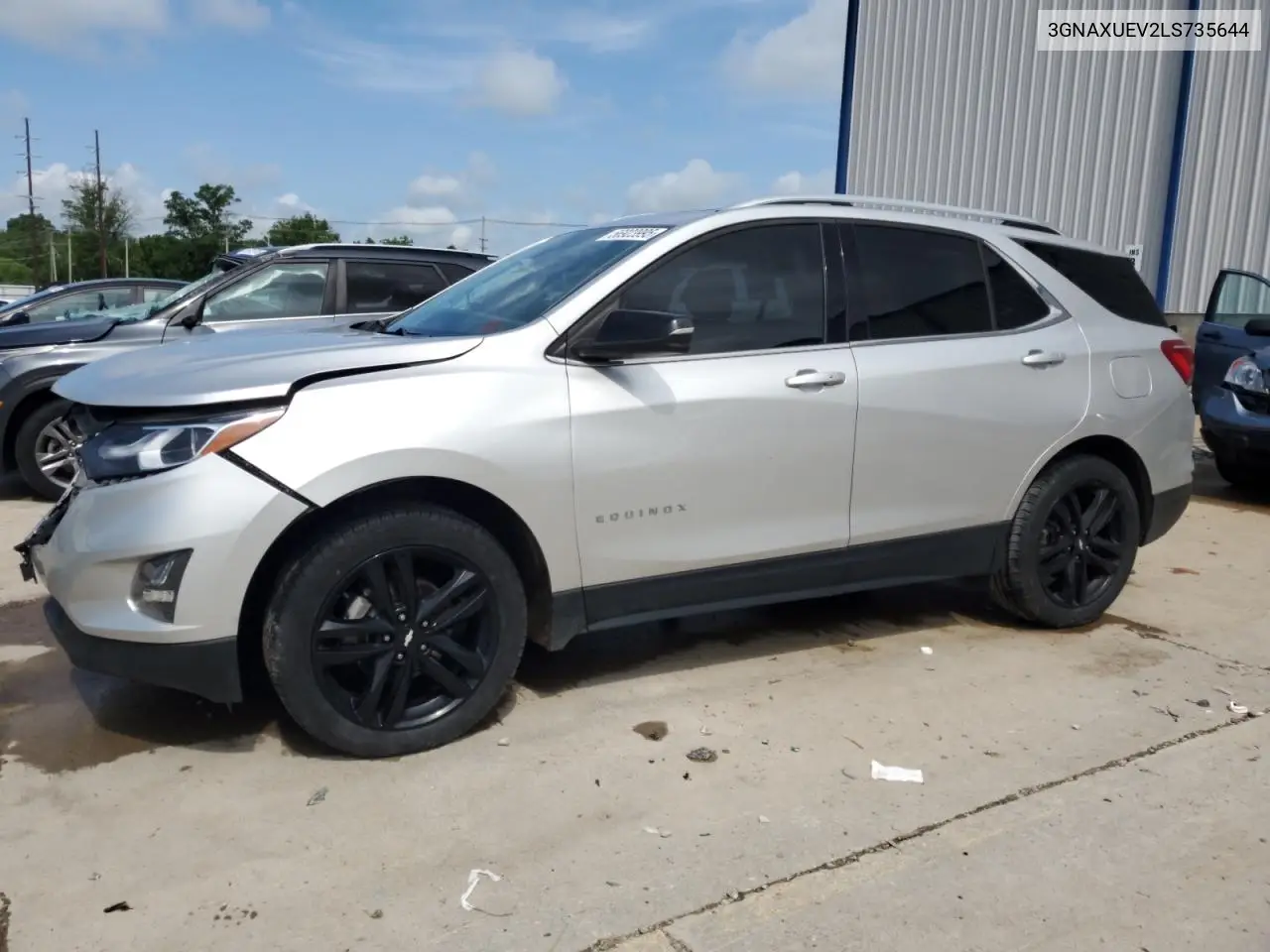 2020 Chevrolet Equinox Lt VIN: 3GNAXUEV2LS735644 Lot: 56923995
