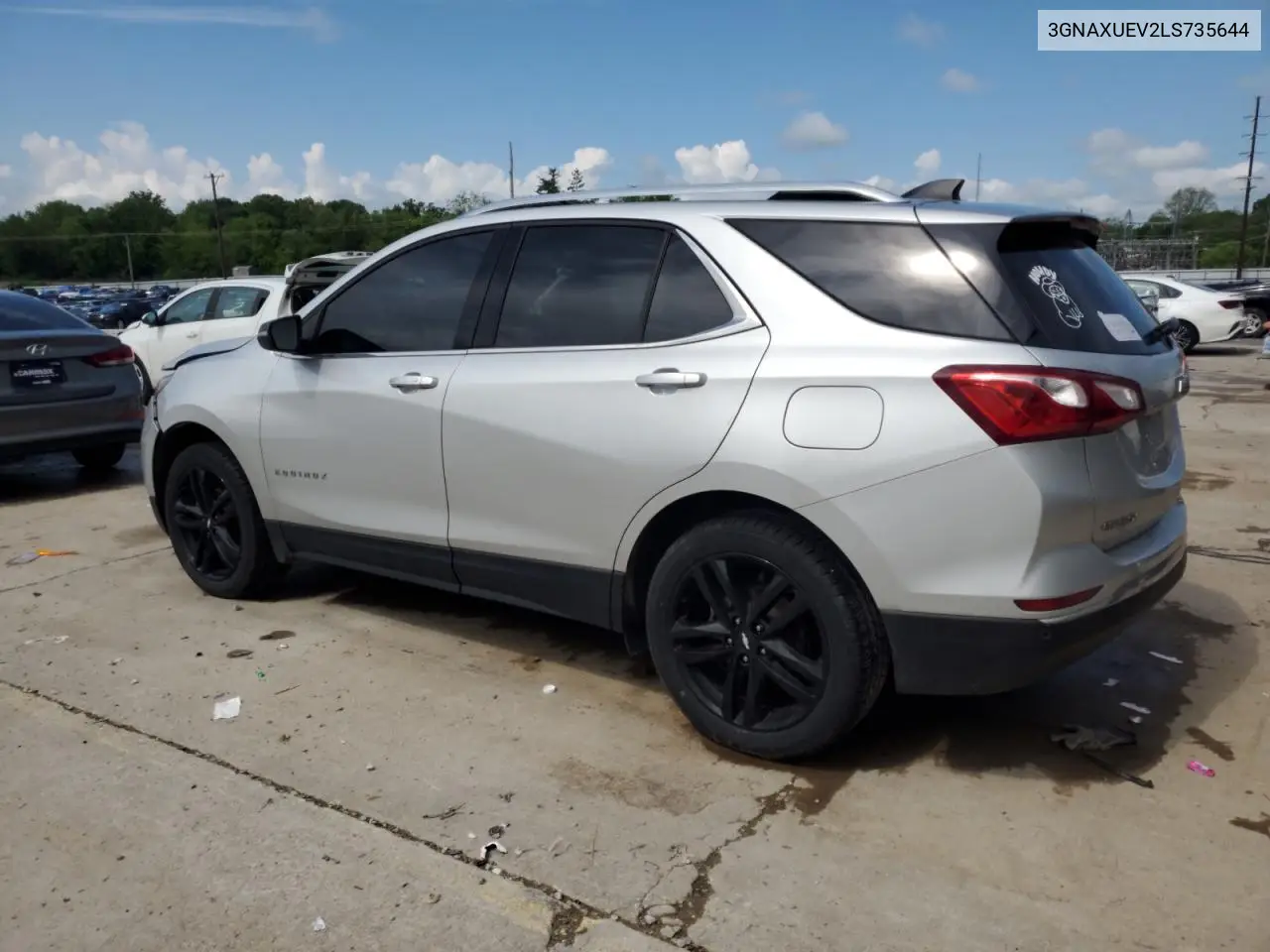 2020 Chevrolet Equinox Lt VIN: 3GNAXUEV2LS735644 Lot: 56923995
