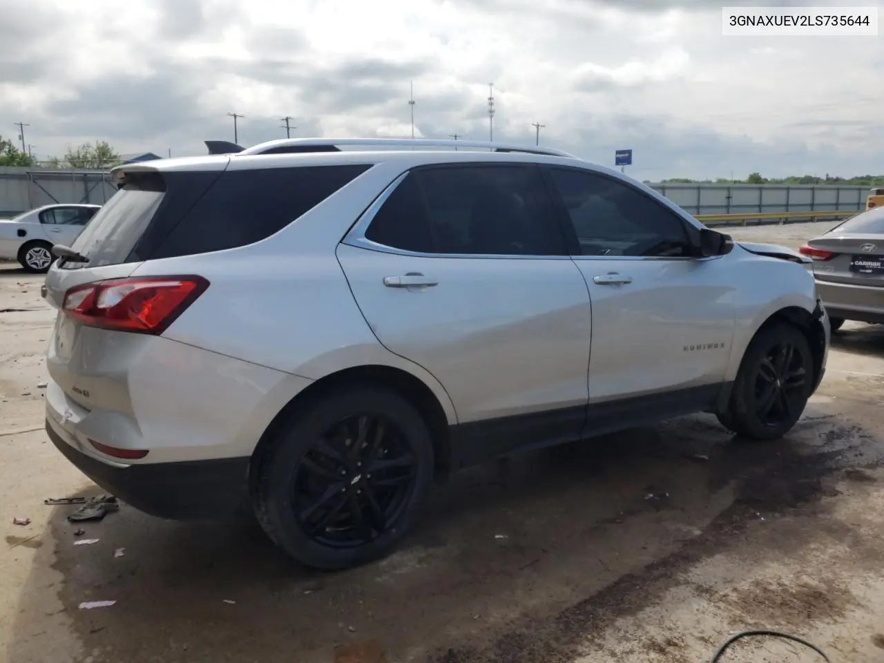 2020 Chevrolet Equinox Lt VIN: 3GNAXUEV2LS735644 Lot: 56923995