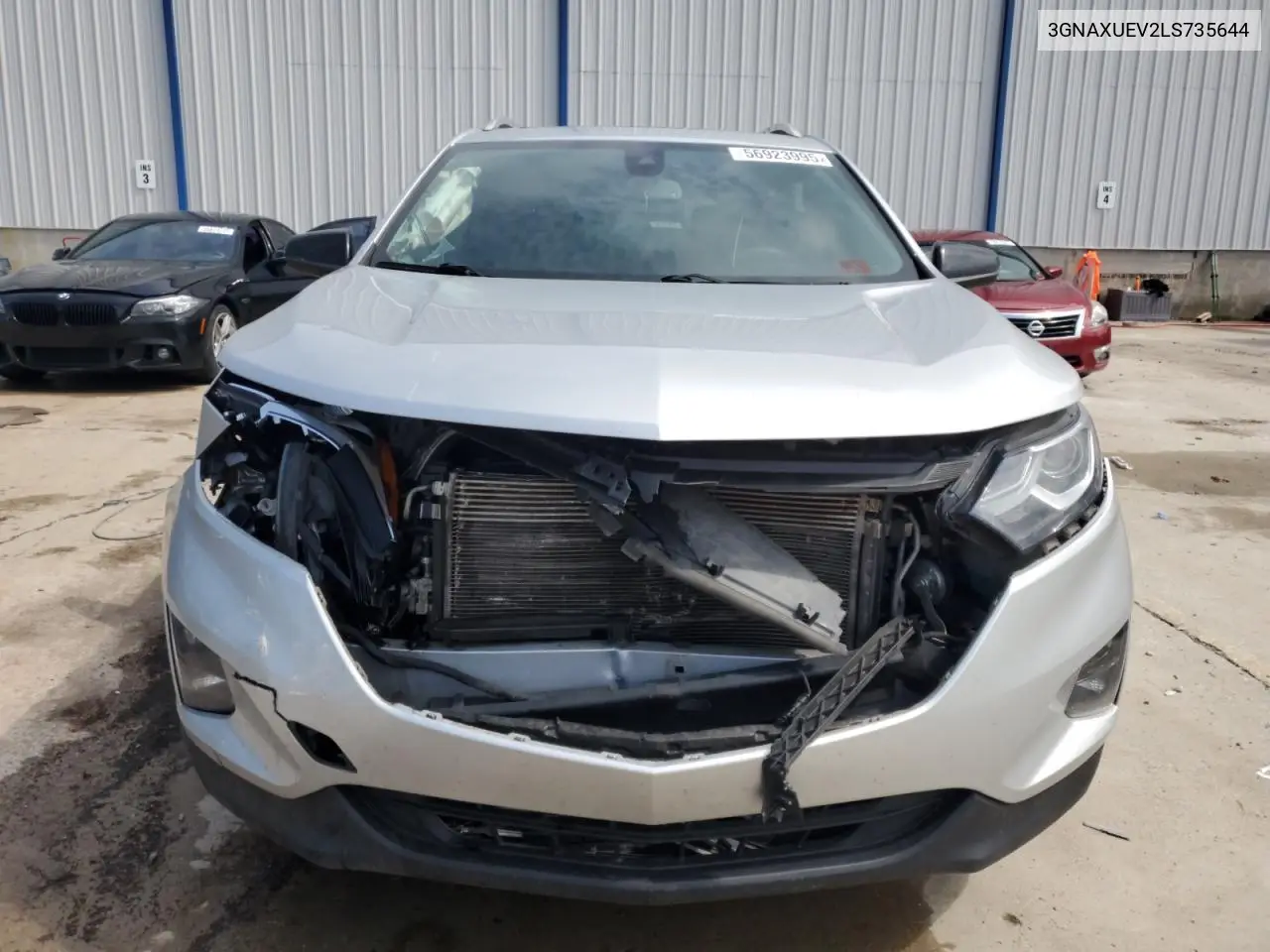 2020 Chevrolet Equinox Lt VIN: 3GNAXUEV2LS735644 Lot: 56923995