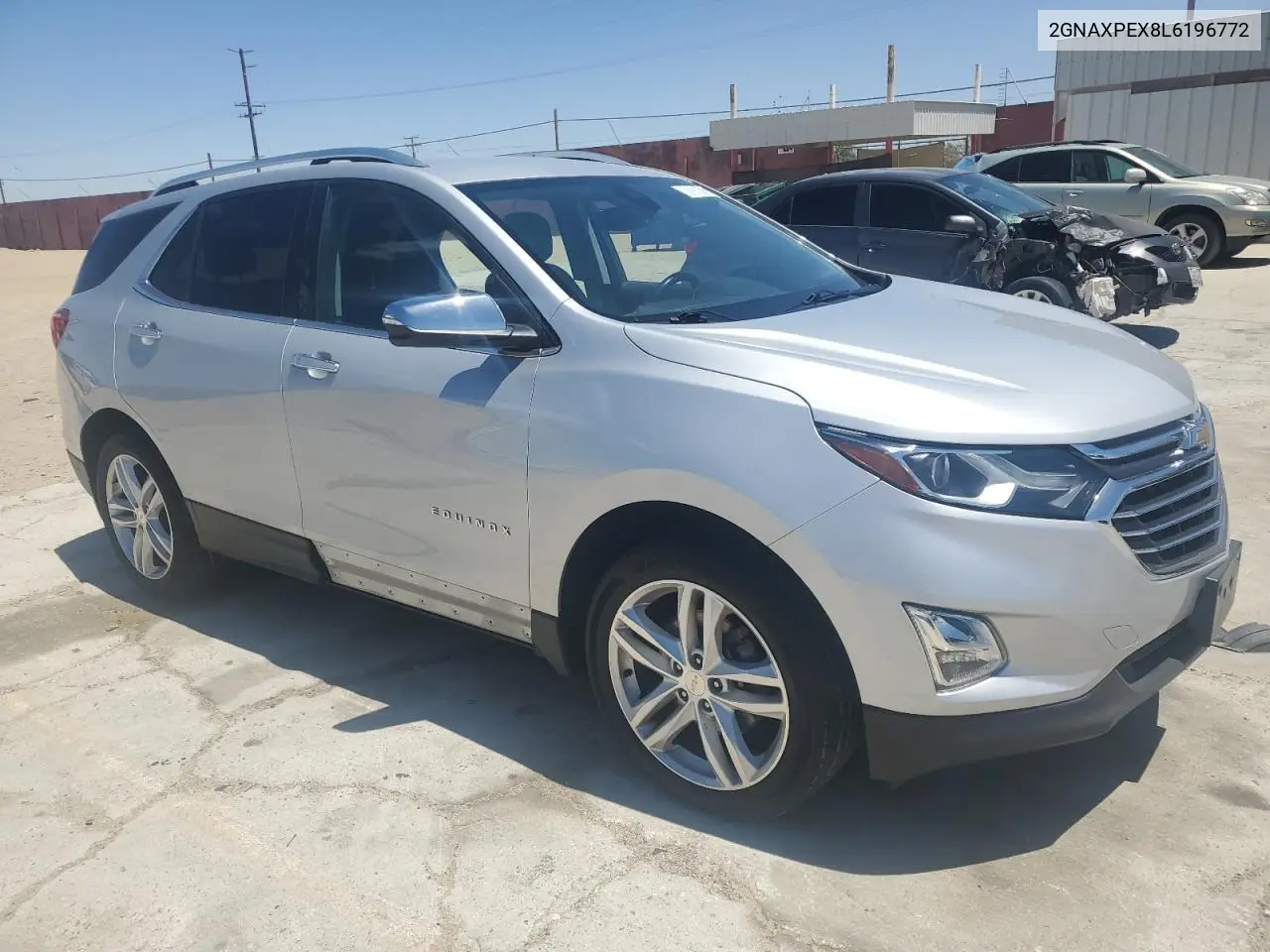 2020 Chevrolet Equinox Premier VIN: 2GNAXPEX8L6196772 Lot: 56946385