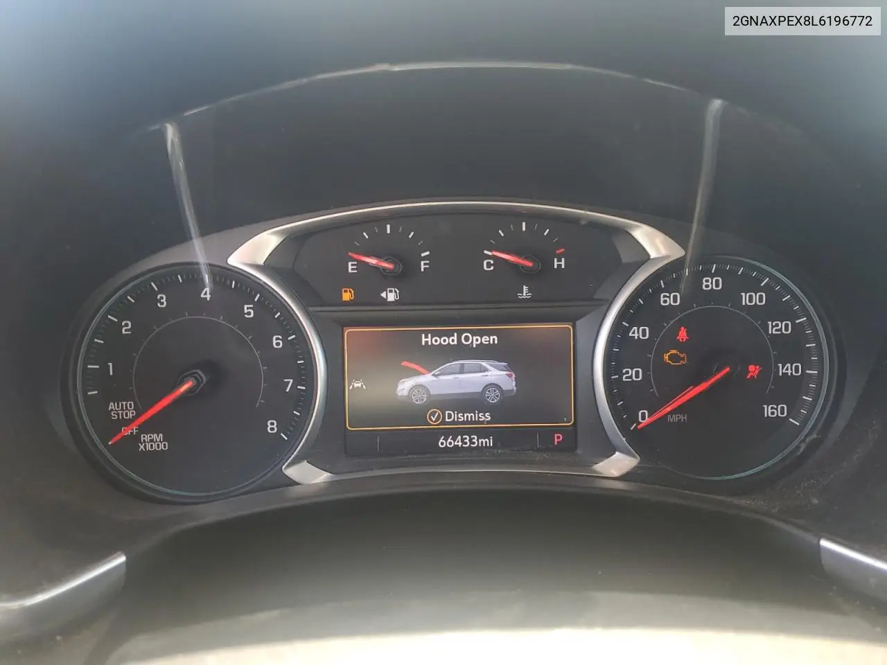 2020 Chevrolet Equinox Premier VIN: 2GNAXPEX8L6196772 Lot: 56946385