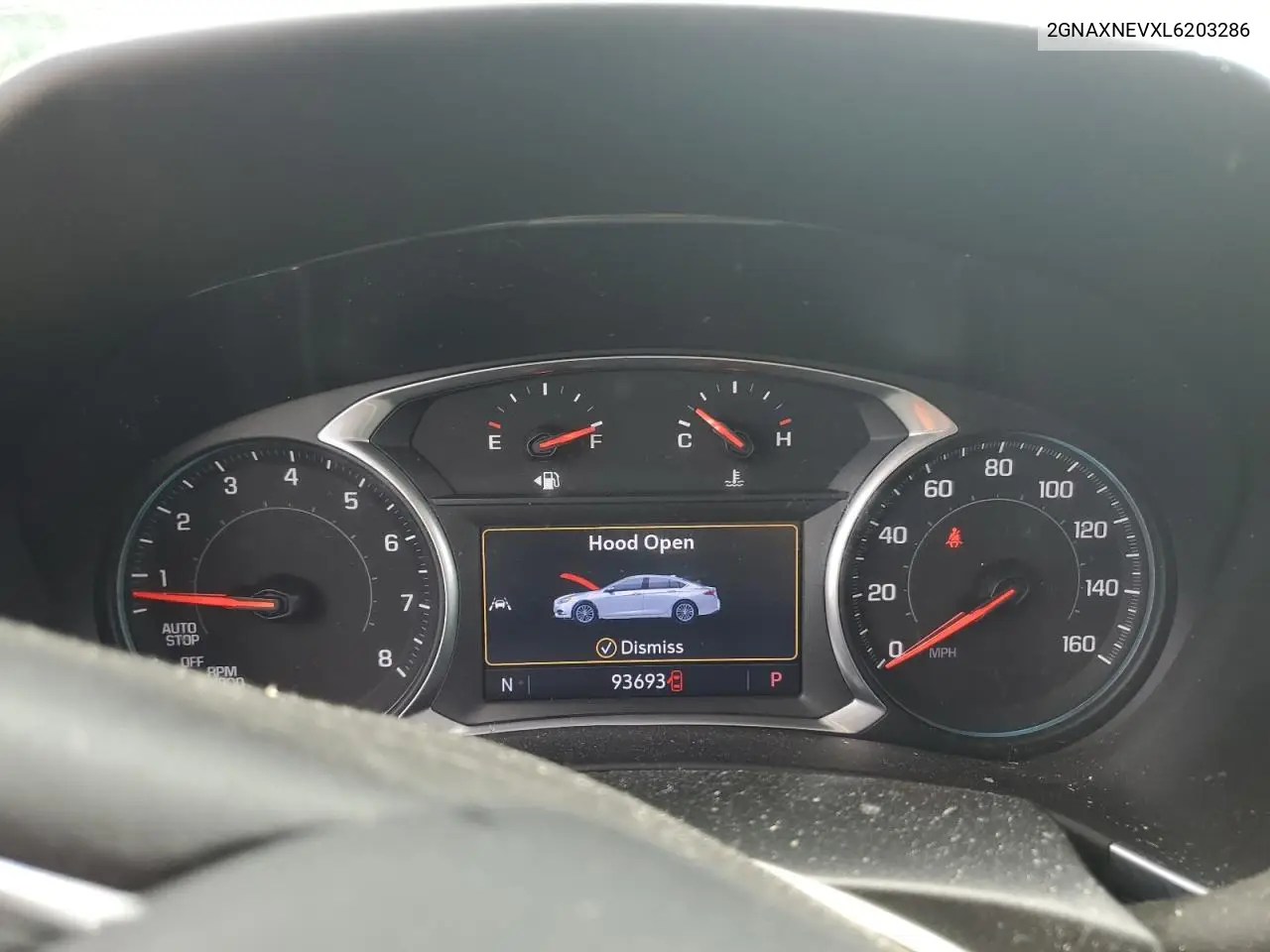 2020 Chevrolet Equinox Premier VIN: 2GNAXNEVXL6203286 Lot: 59943785