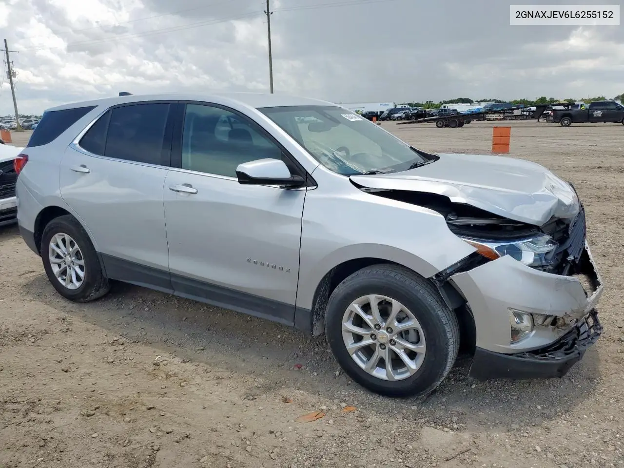 2020 Chevrolet Equinox Lt VIN: 2GNAXJEV6L6255152 Lot: 60645345