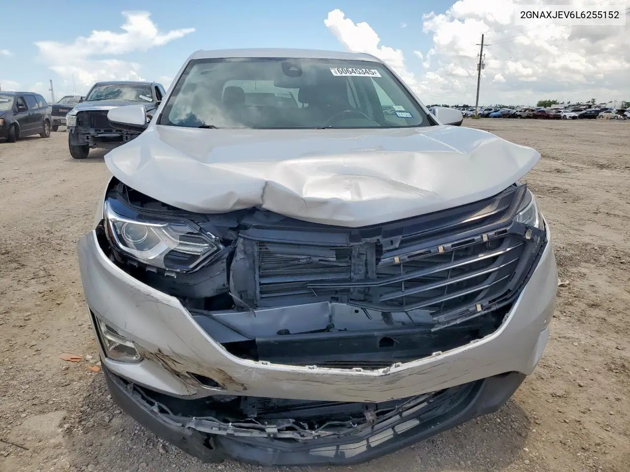 2020 Chevrolet Equinox Lt VIN: 2GNAXJEV6L6255152 Lot: 60645345