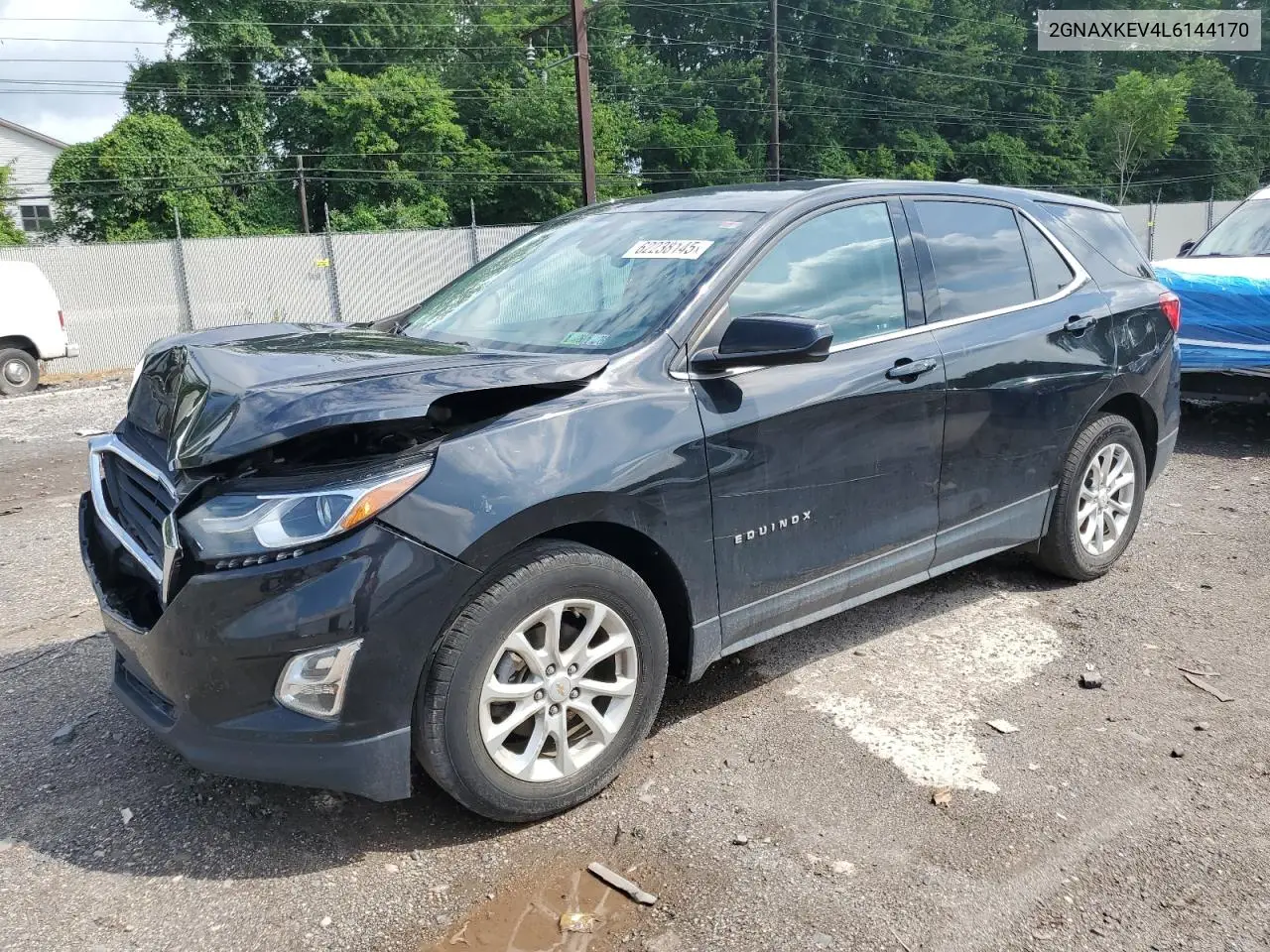 2020 Chevrolet Equinox Lt VIN: 2GNAXKEV4L6144170 Lot: 62238145