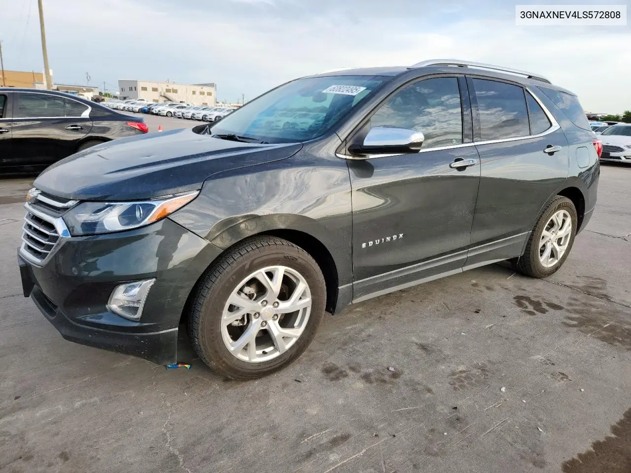 2020 Chevrolet Equinox Premier VIN: 3GNAXNEV4LS572808 Lot: 62822495