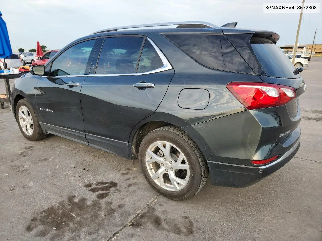 2020 Chevrolet Equinox Premier VIN: 3GNAXNEV4LS572808 Lot: 62822495