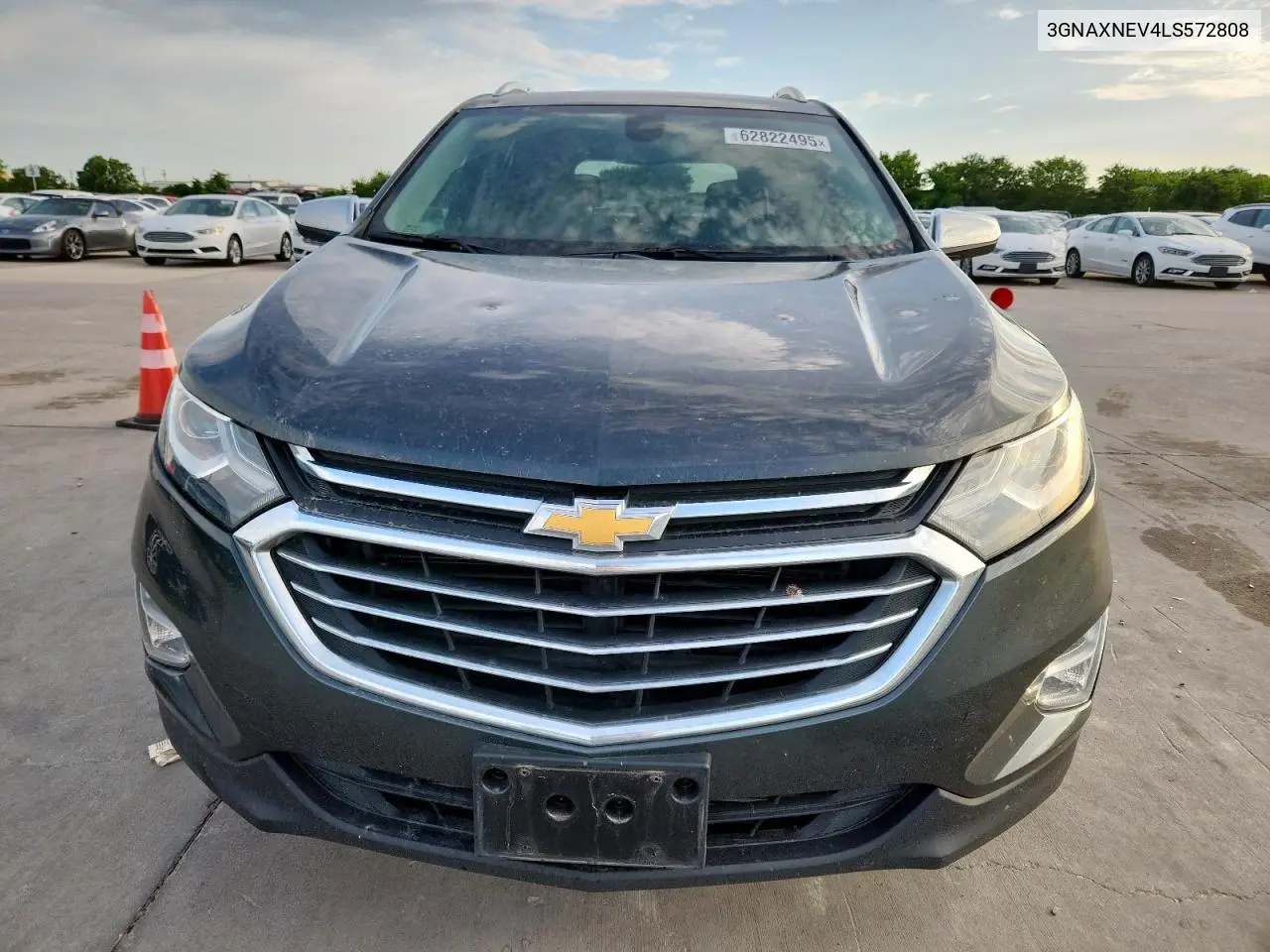 2020 Chevrolet Equinox Premier VIN: 3GNAXNEV4LS572808 Lot: 62822495