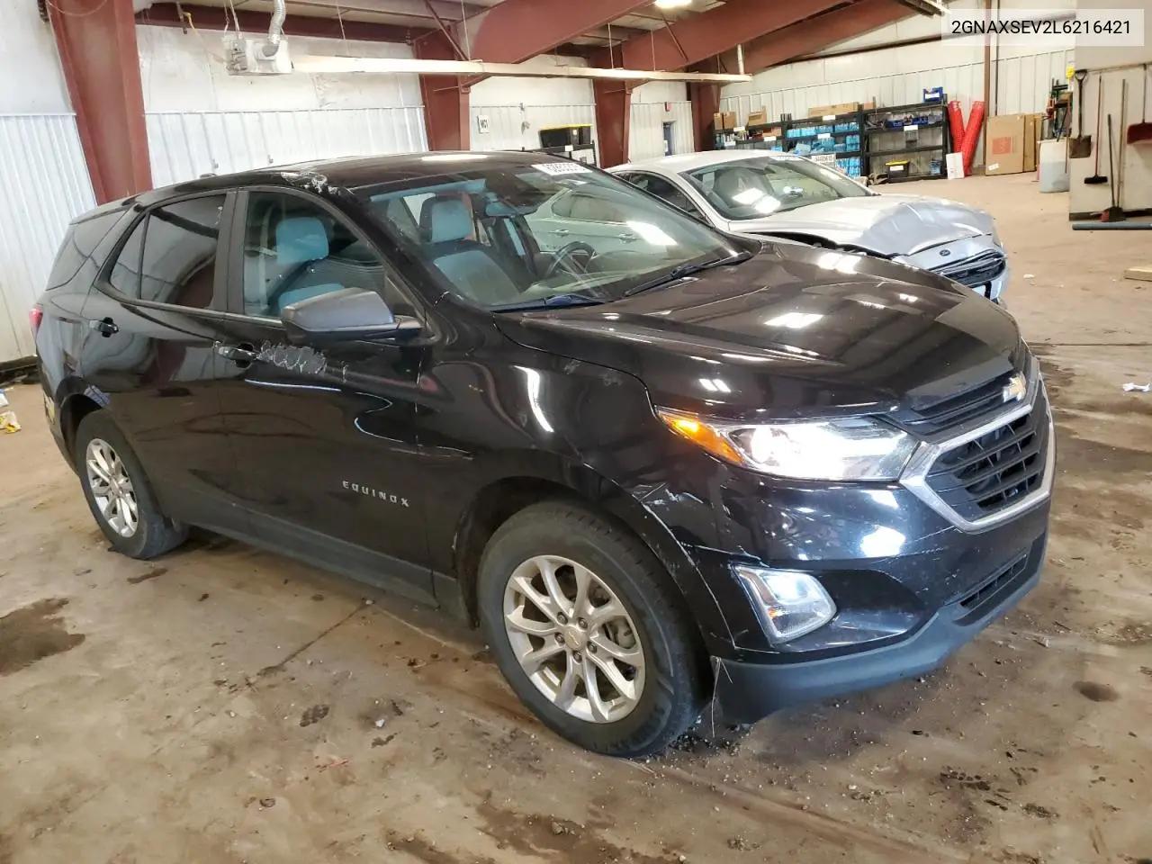 2020 Chevrolet Equinox Ls VIN: 2GNAXSEV2L6216421 Lot: 62853375