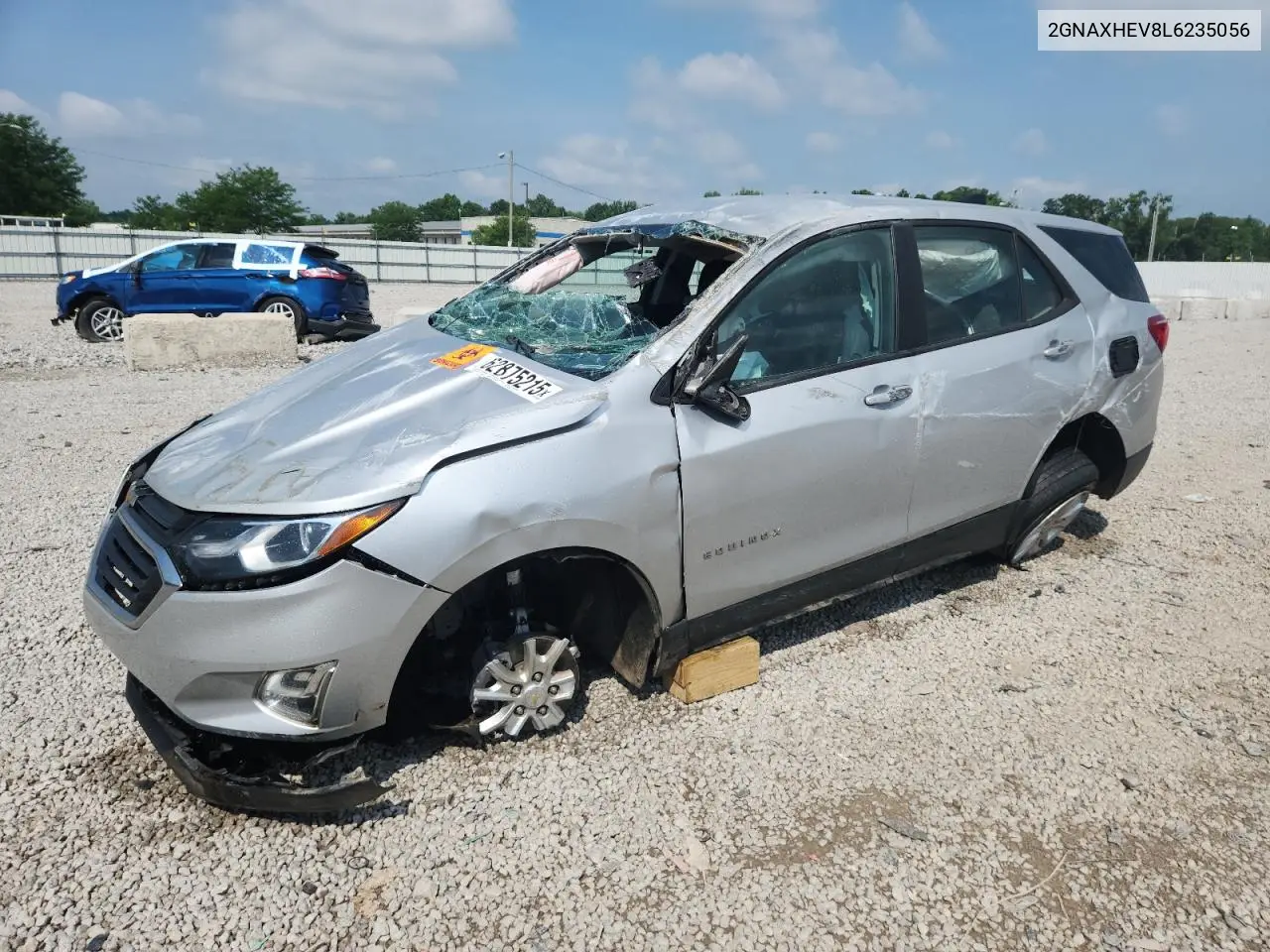 2020 Chevrolet Equinox Ls VIN: 2GNAXHEV8L6235056 Lot: 62875215