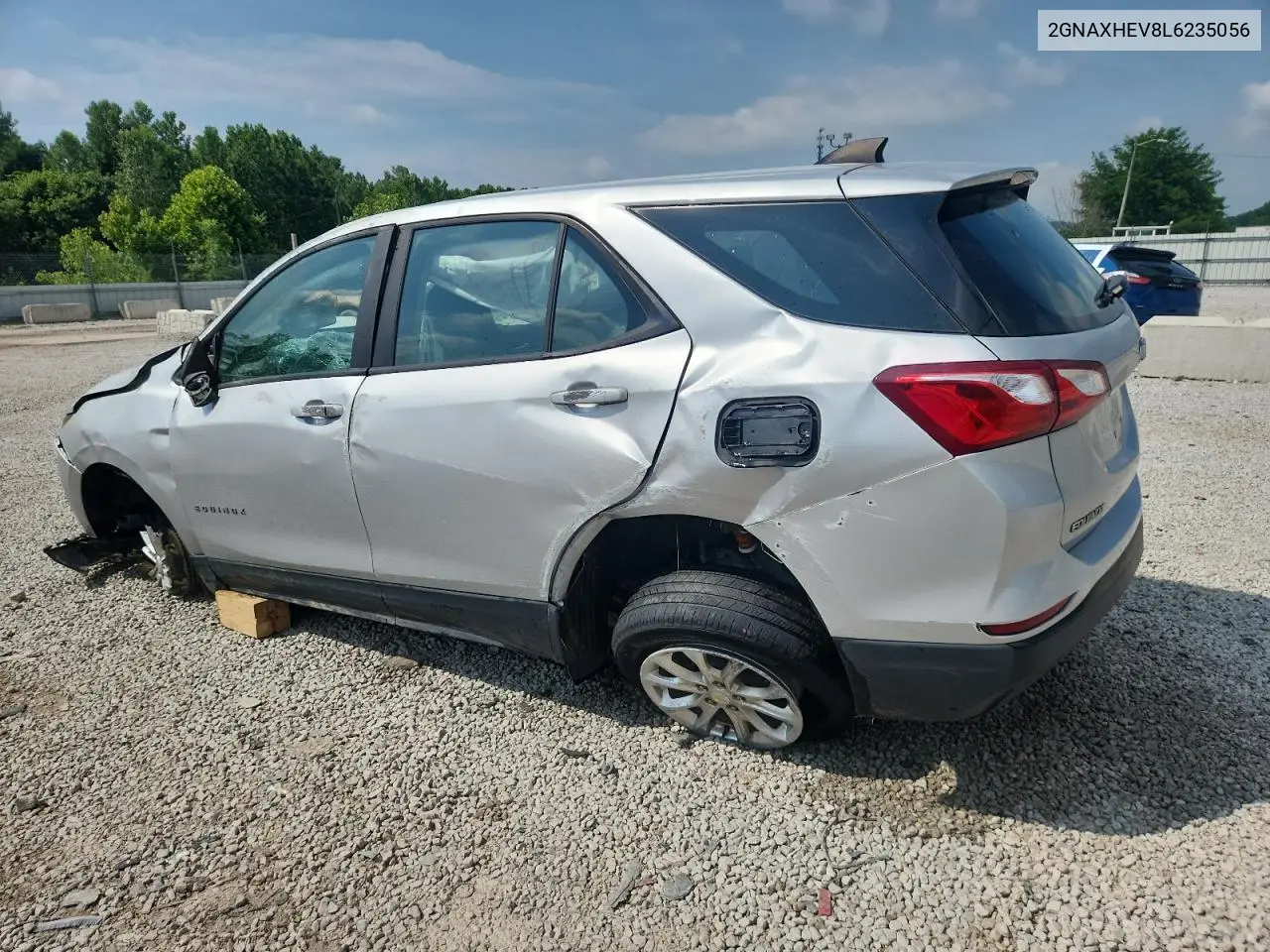 2020 Chevrolet Equinox Ls VIN: 2GNAXHEV8L6235056 Lot: 62875215
